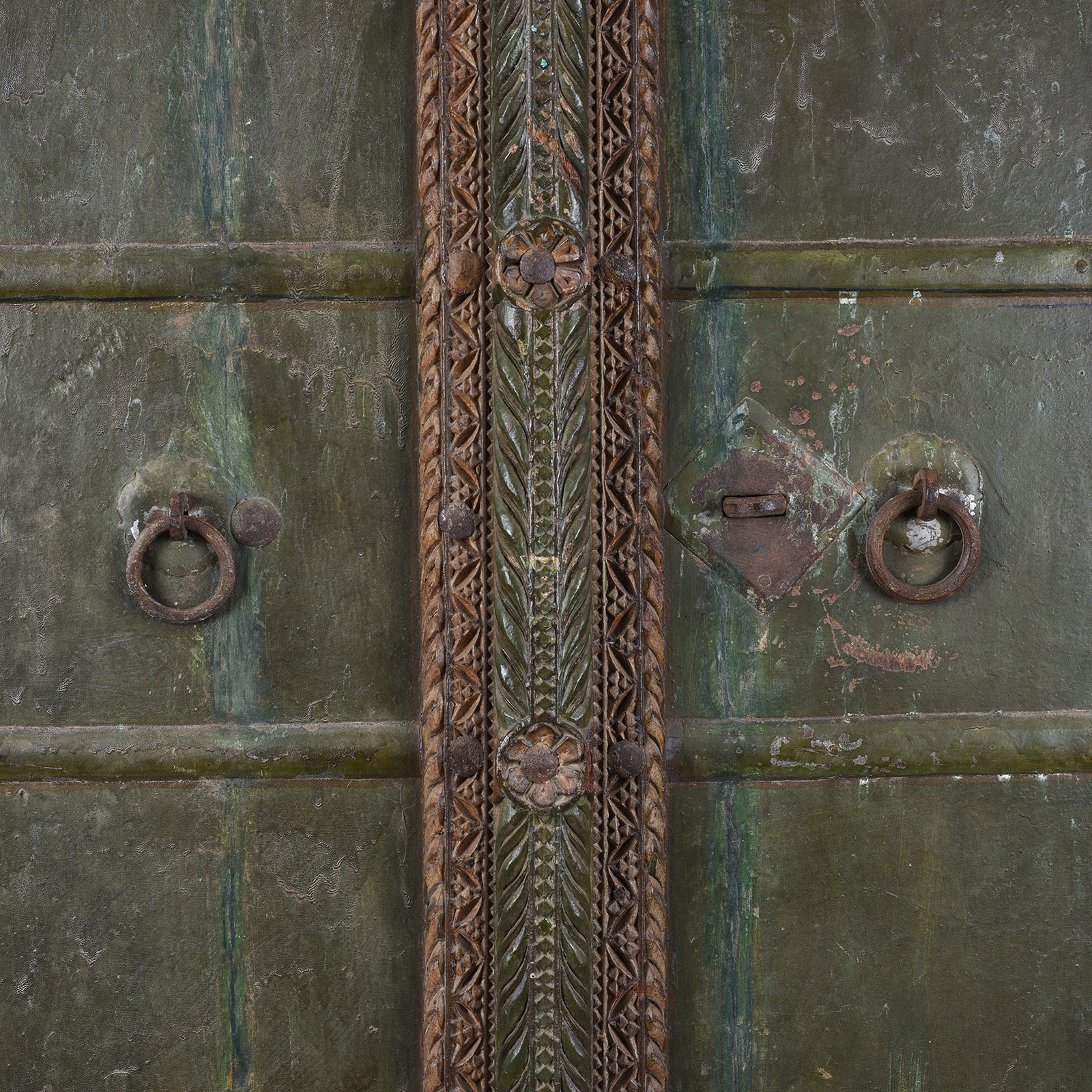 Painted Bikaner Door - 19th Century - Image 3