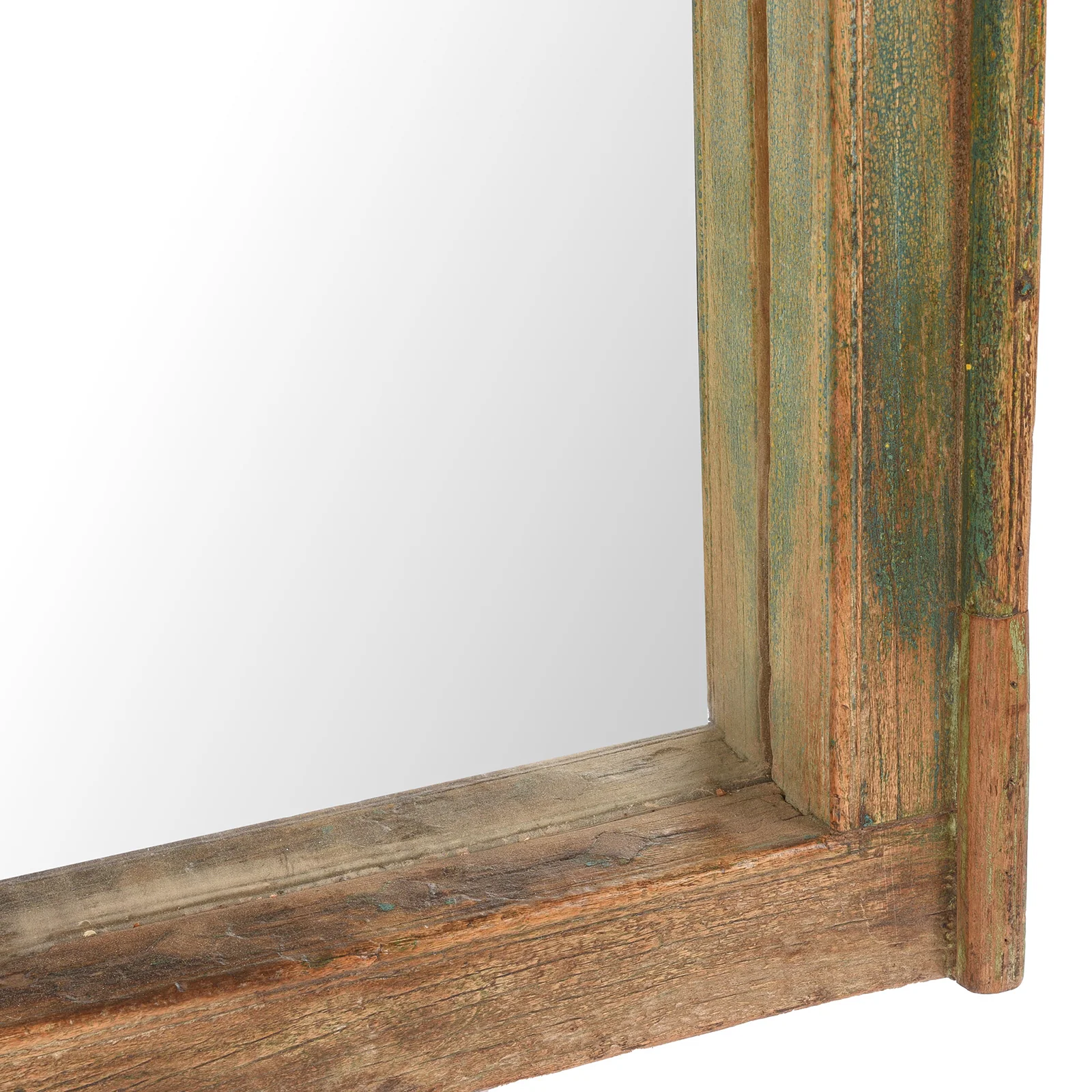 Painted Mirror Made From An Old Indian Window - Image 5