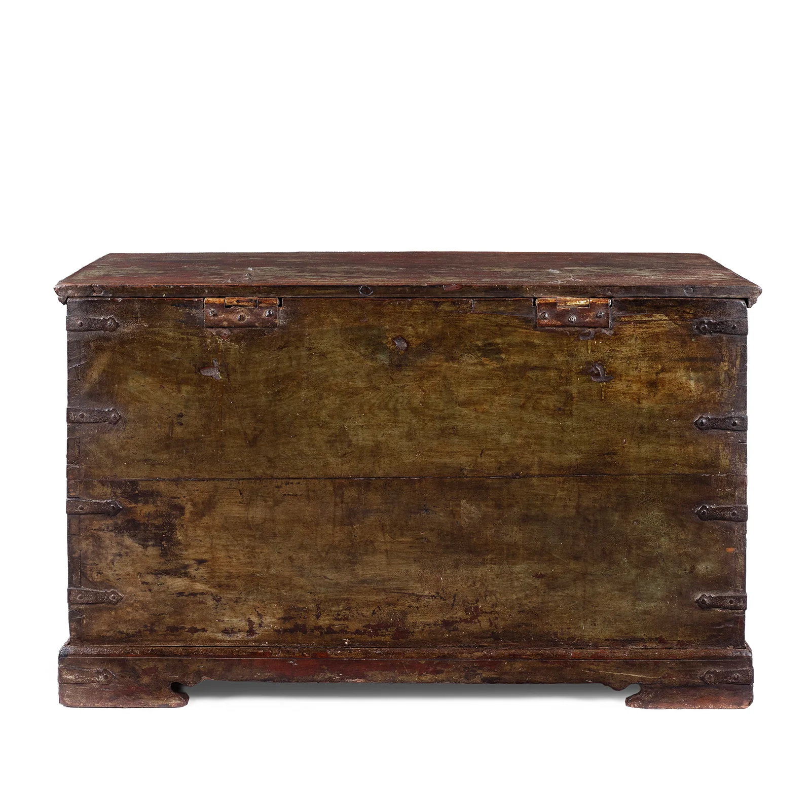 Painted Teak Chest From Gujarat - 19th Century - Image 10