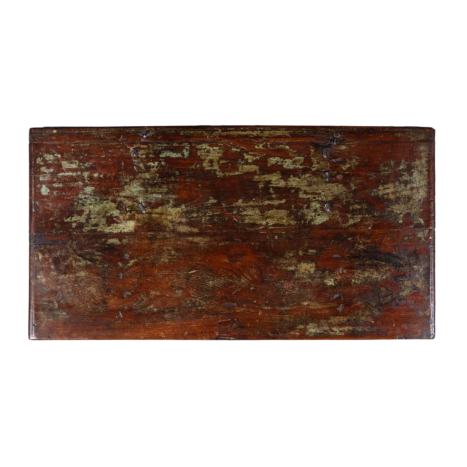 Painted Teak Chest From Gujarat - 19th Century - Image 7