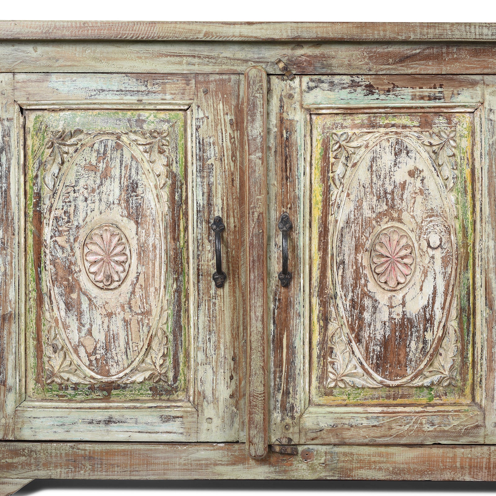 Reclaimed Wood 4 Door Sideboard - Image 3