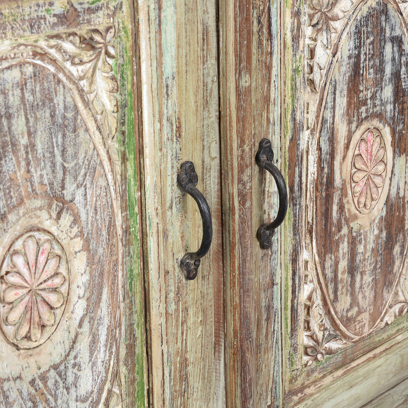 Reclaimed Wood 4 Door Sideboard - Image 9
