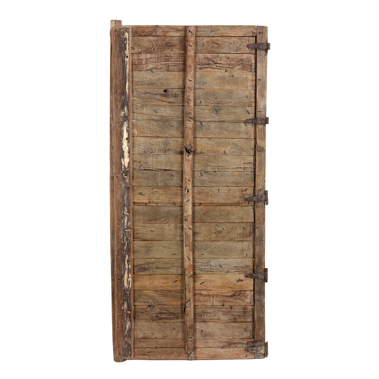 Green Painted Stick Door From Jaisalmer - 19th Century - Image 5