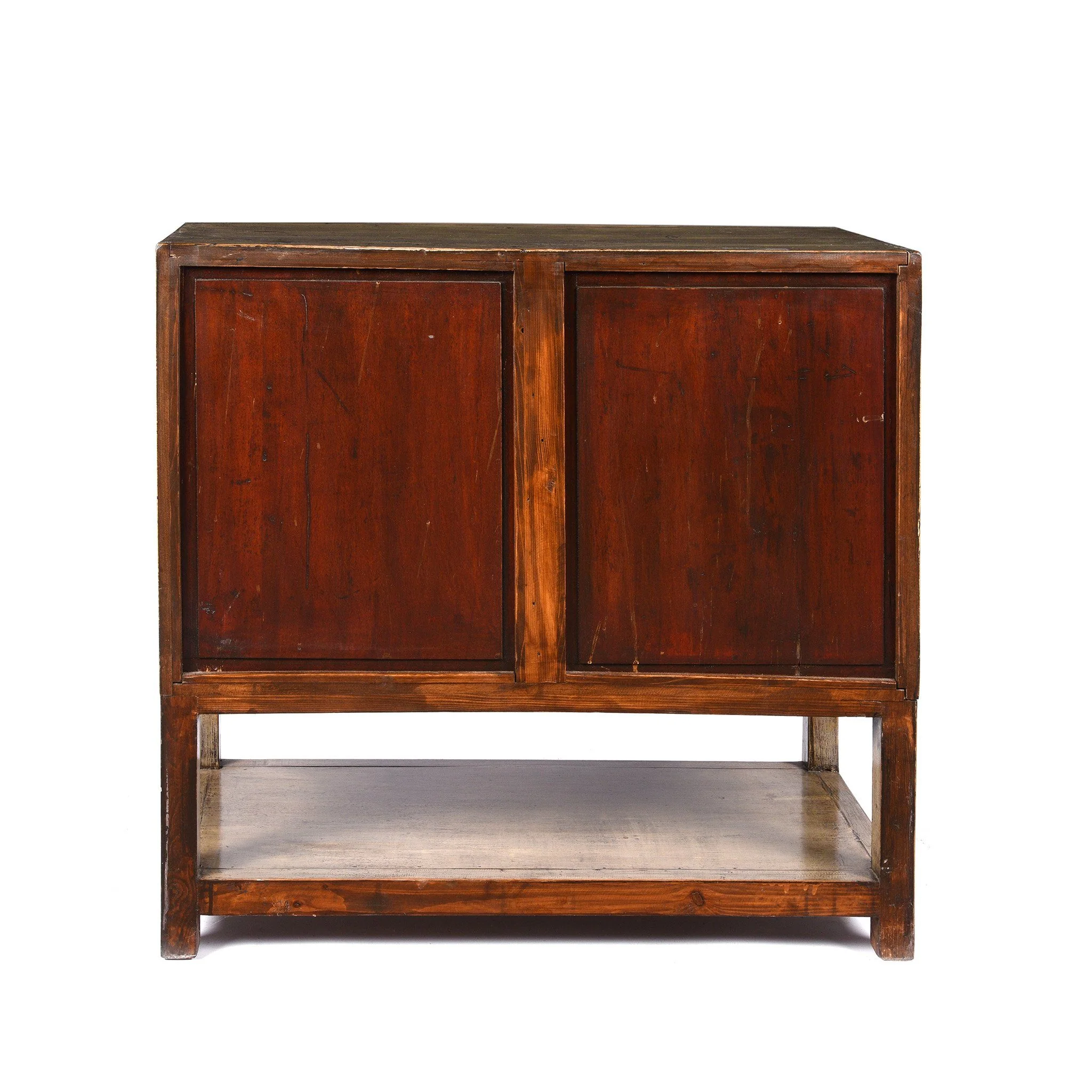 Grey Lacquer Side Cabinet Made From Reclaimed Pine - Image 9