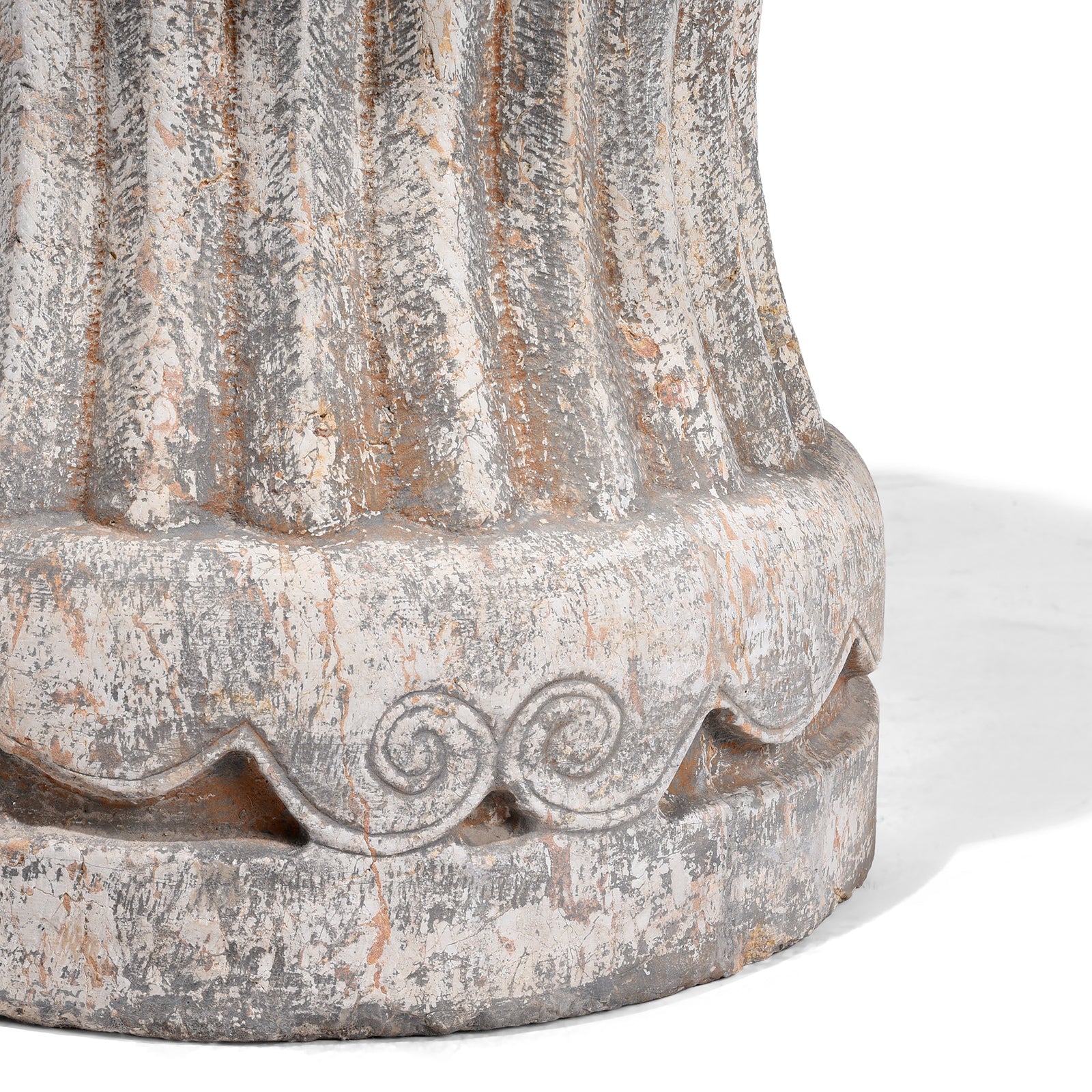 Hand Carved Chinese Stone Plant Stand - Image 3