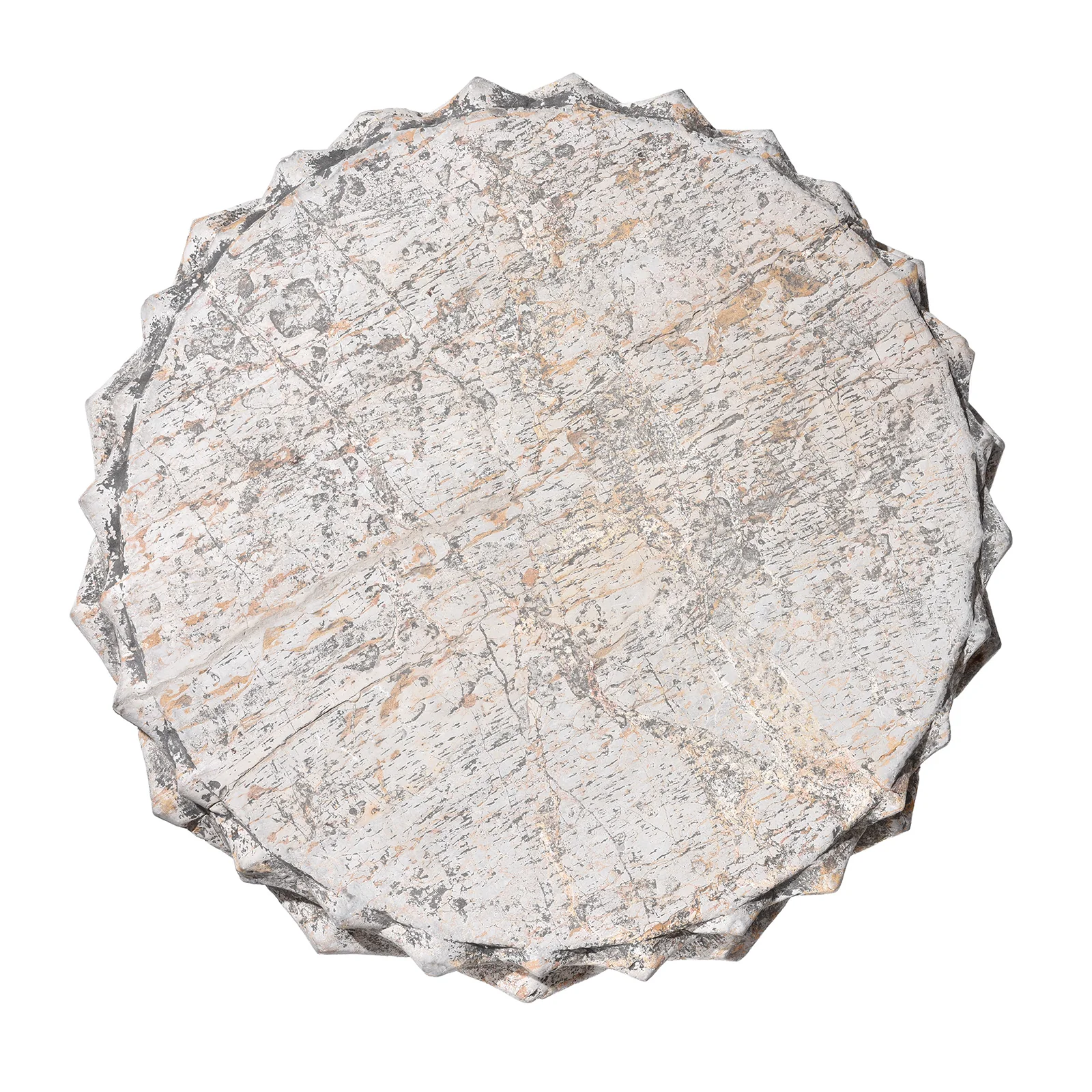 Hand Carved Chinese Stone Plant Stand - Image 4
