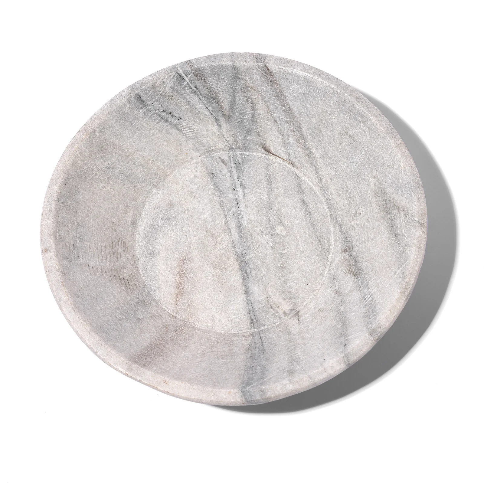 Hand Carved Indian Marble Bowl - 21cm - Image 5