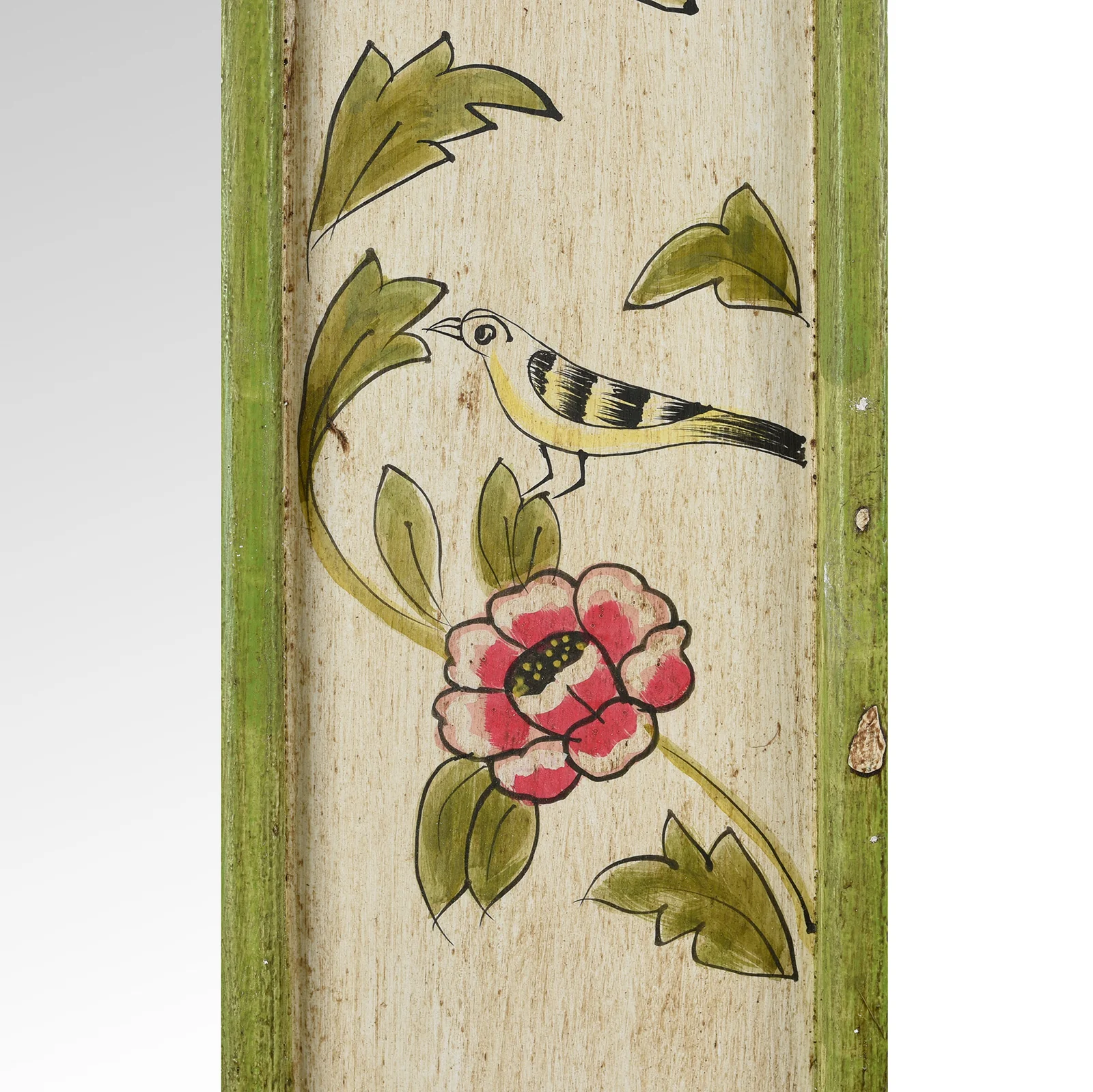 Hand Painted Chintz Style Mirror From Rajasthan - Image 6
