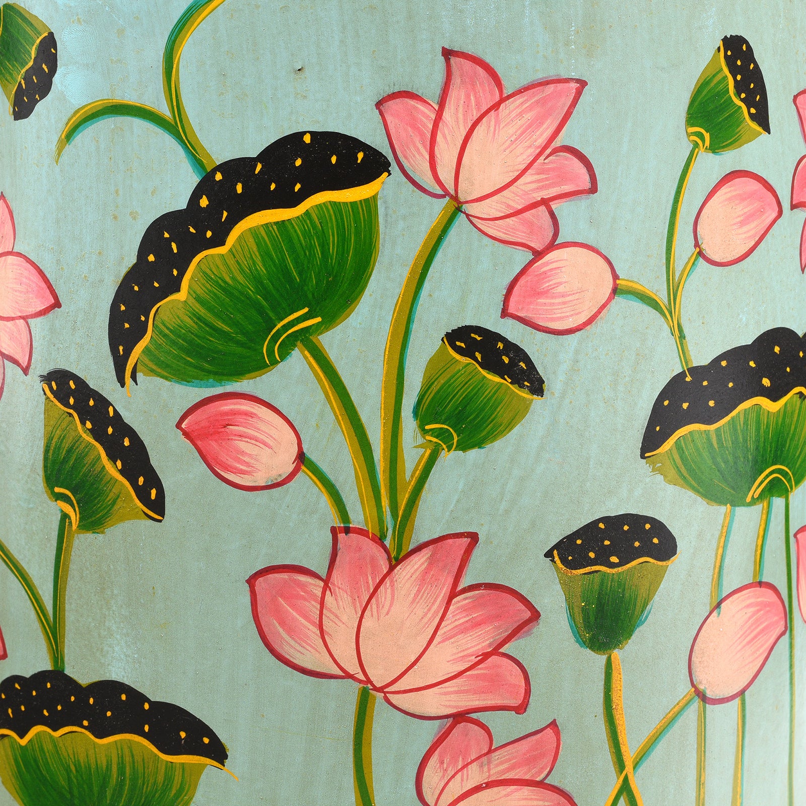 Painted Waste Paper Bin / Planter - Image 5