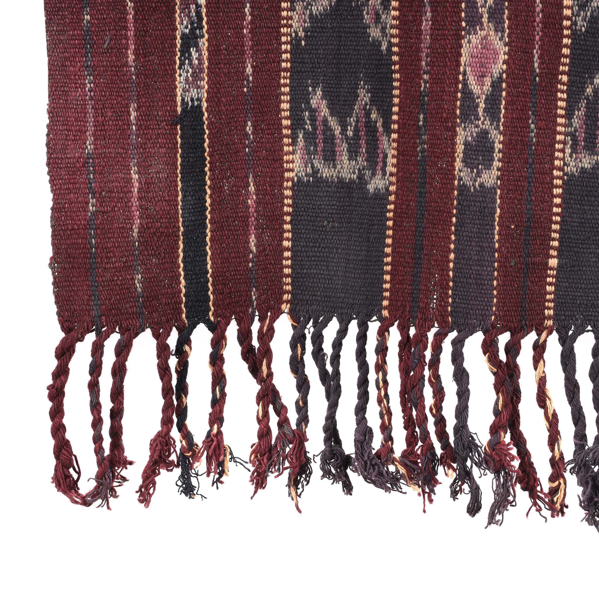 Handloom Cotton Ikat Sash From Alor - Ca 1940 - Image 2