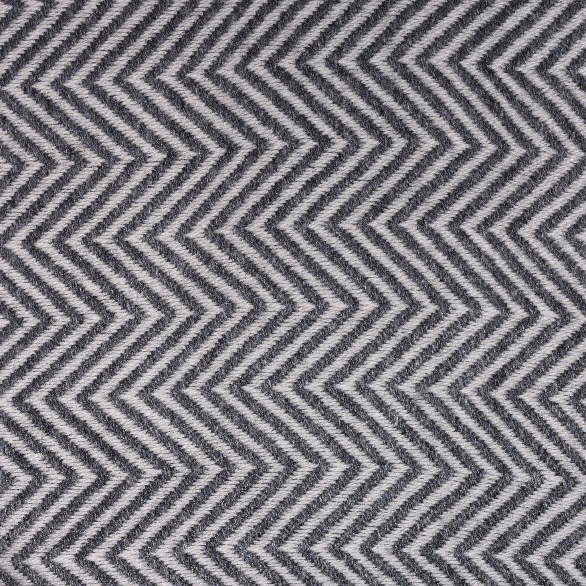 Herringbone Wool Throw from Kashmir - Image 5
