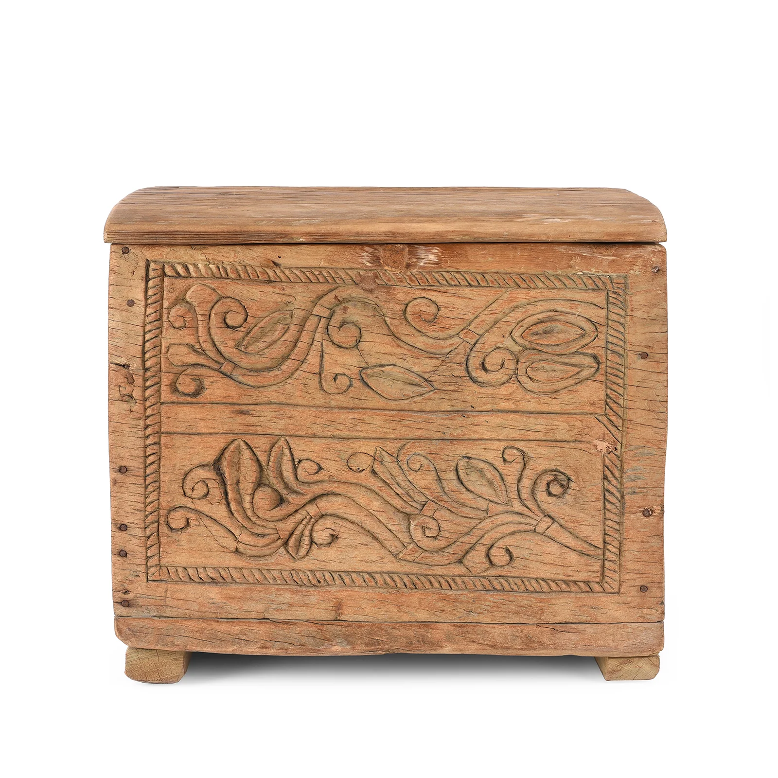 Himalayan Carved Chest - 19th Century