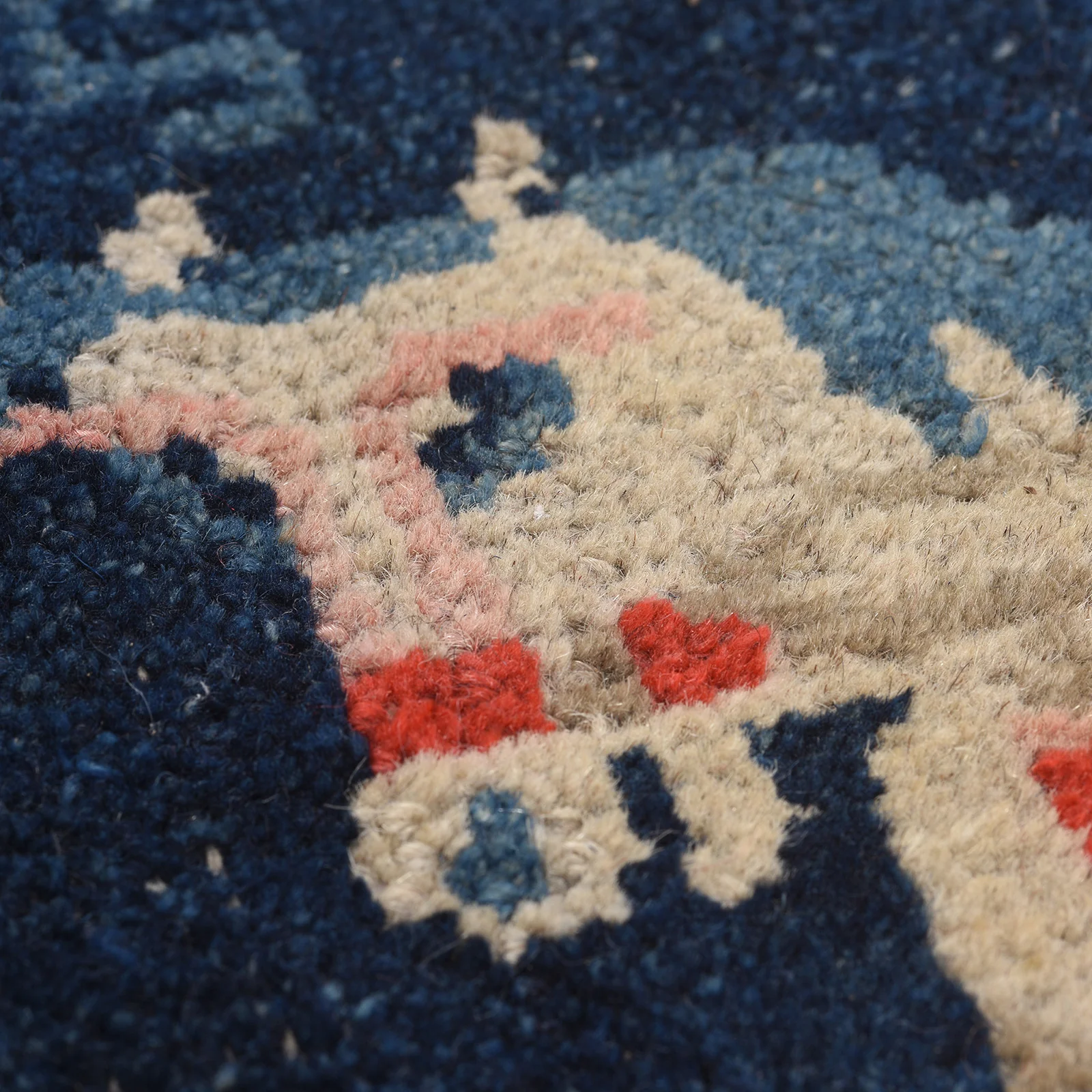Blue Tibetan Saddle Rug - Ca 1920's - Image 4