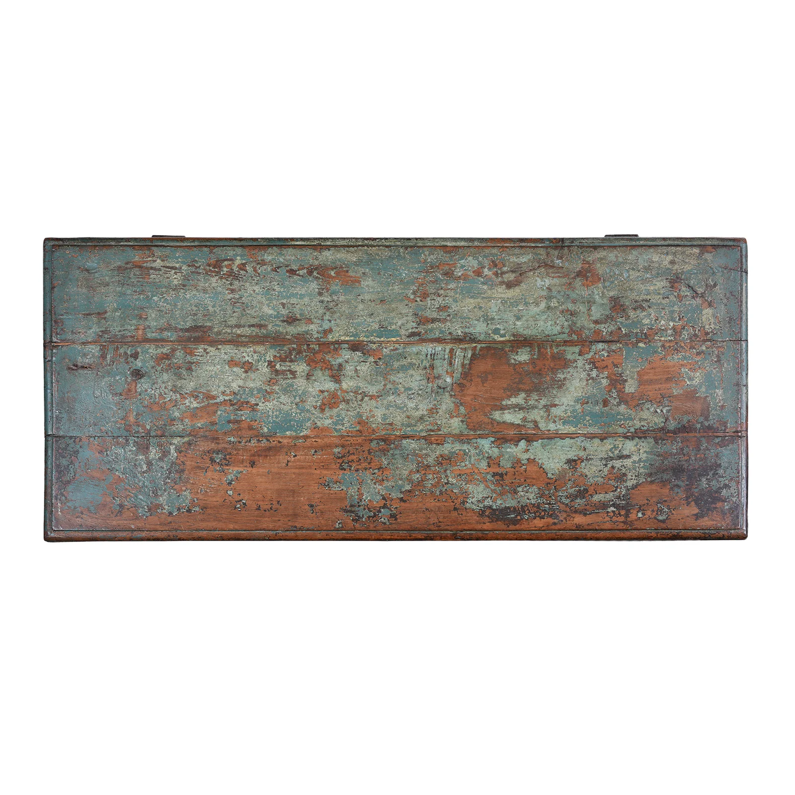 Painted Teak Chest From Gujarat - 19th Century - Image 10