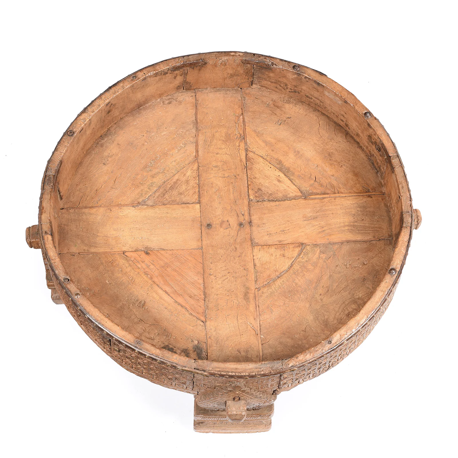 Indian Chakki Coffee Table From Rajasthan - 19thC - Image 3