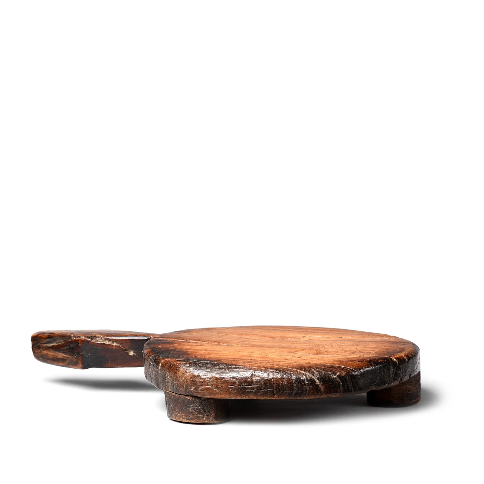 Old Indian Chapati Board From Banswara Tribal Area - 19thC - Image 3