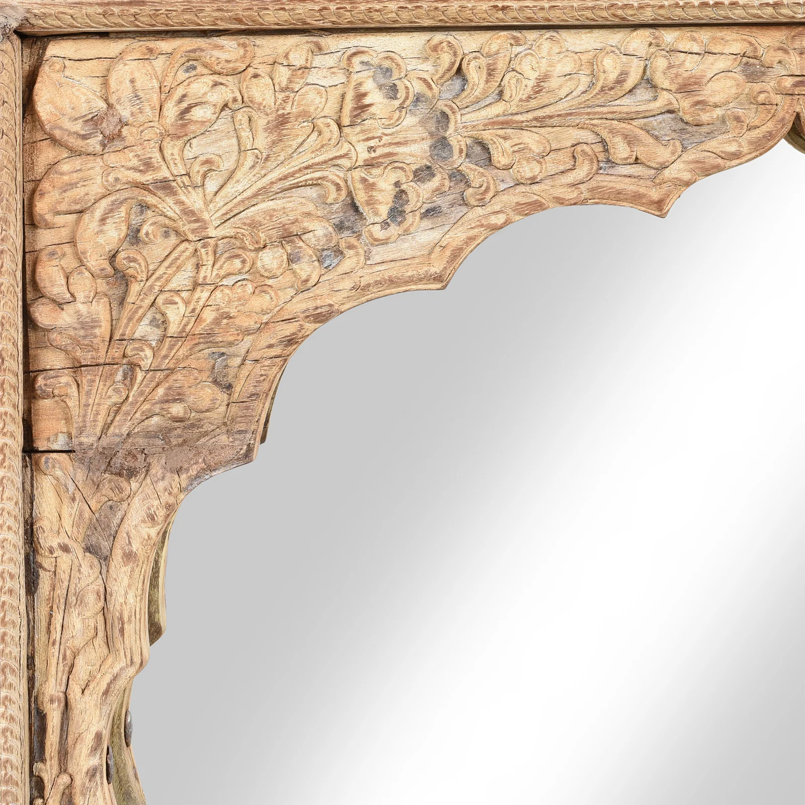 Indian Mirror Made From An Old Rosewood Window - 18thC - Image 5