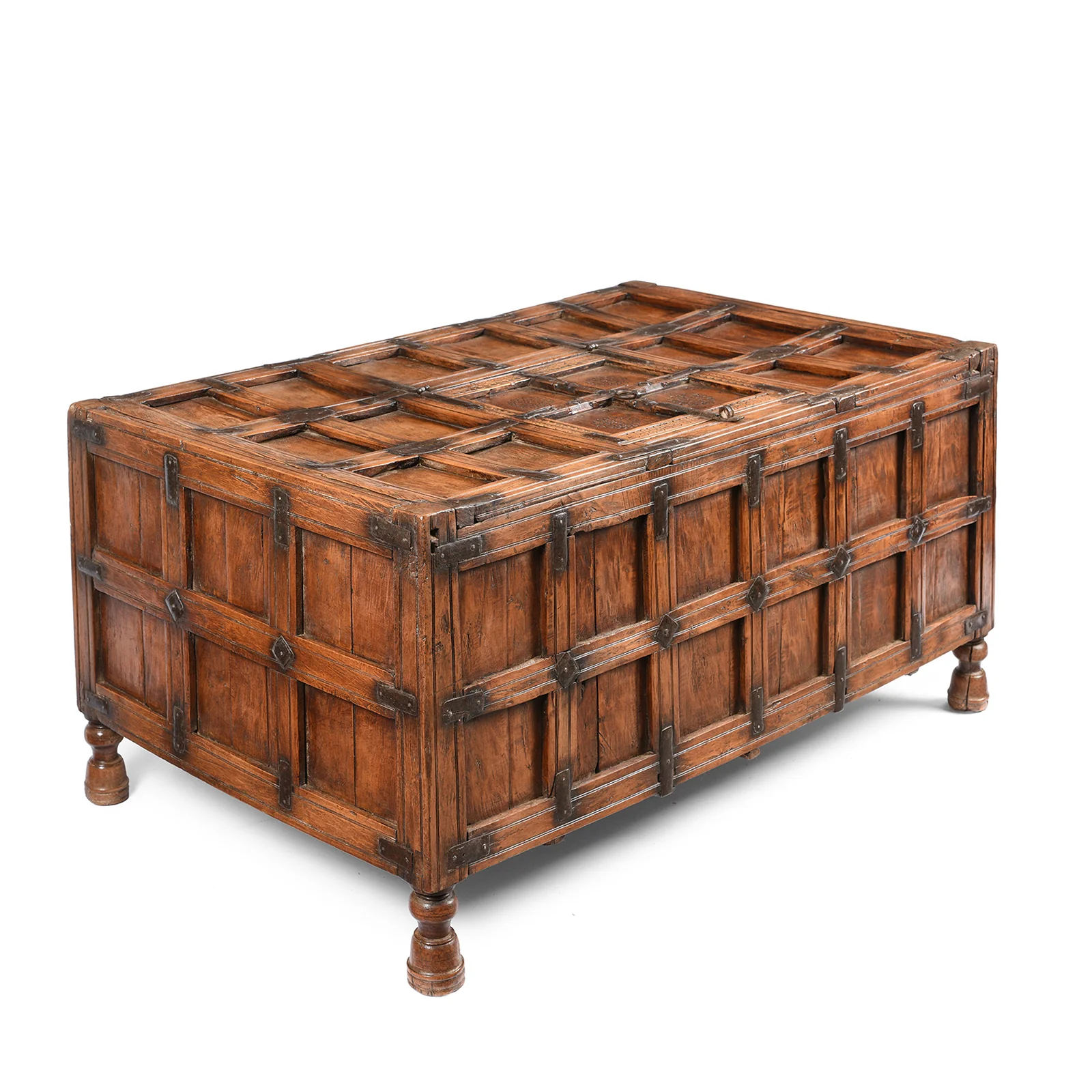 Indian Stick Box Storage Chest From Jaisalmer - 19thC - Image 5