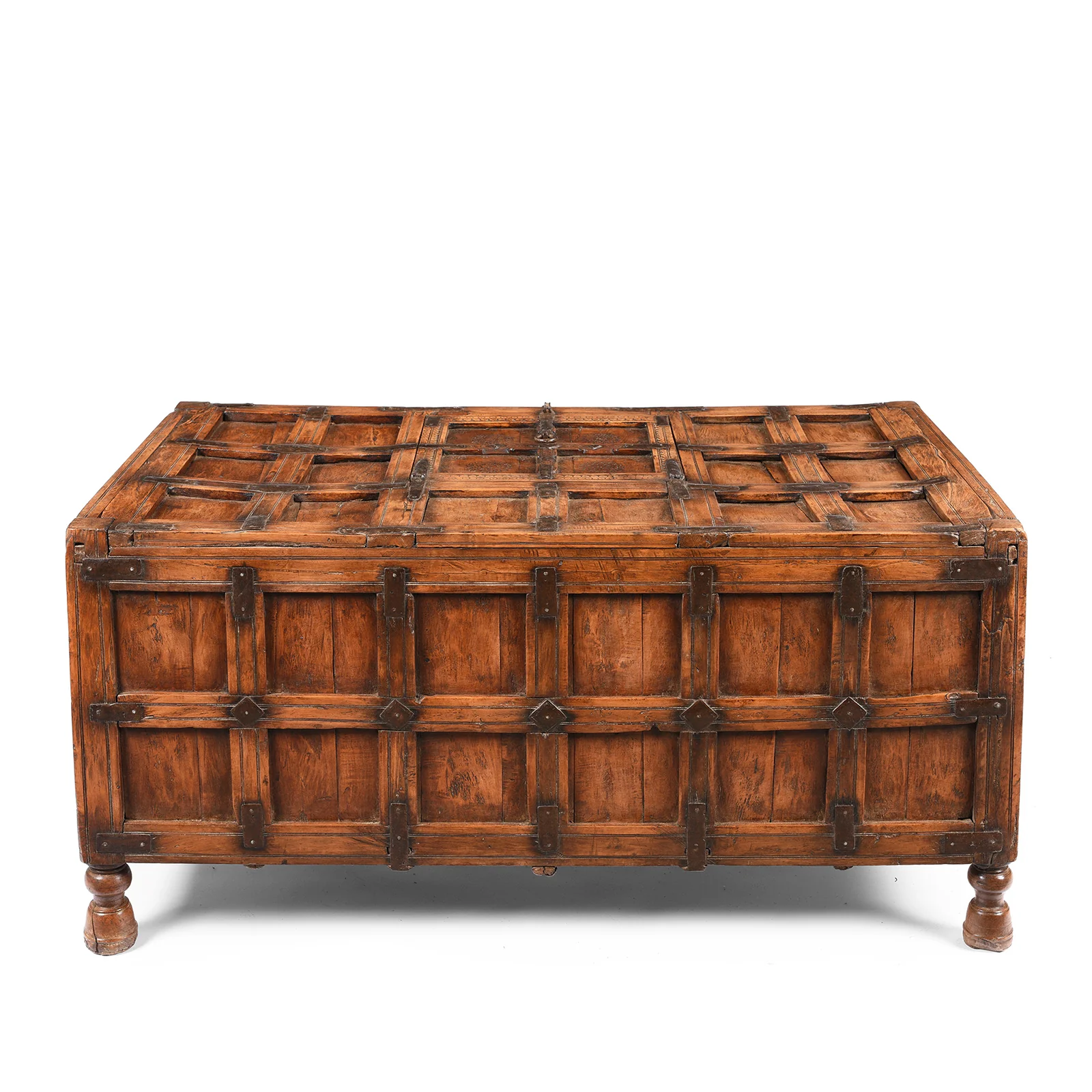 Indian Stick Box Storage Chest From Jaisalmer - 19thC - Image 7