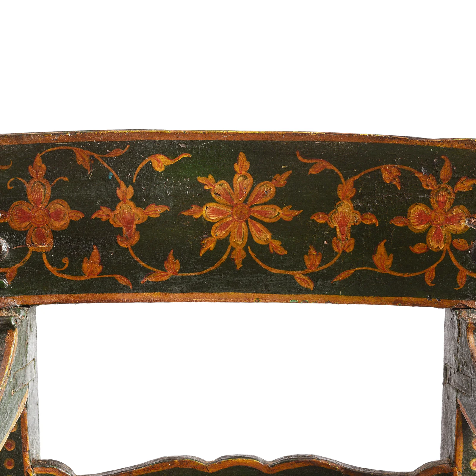 Polychrome Indian Chair From Bikaner - 19th Century - Image 6