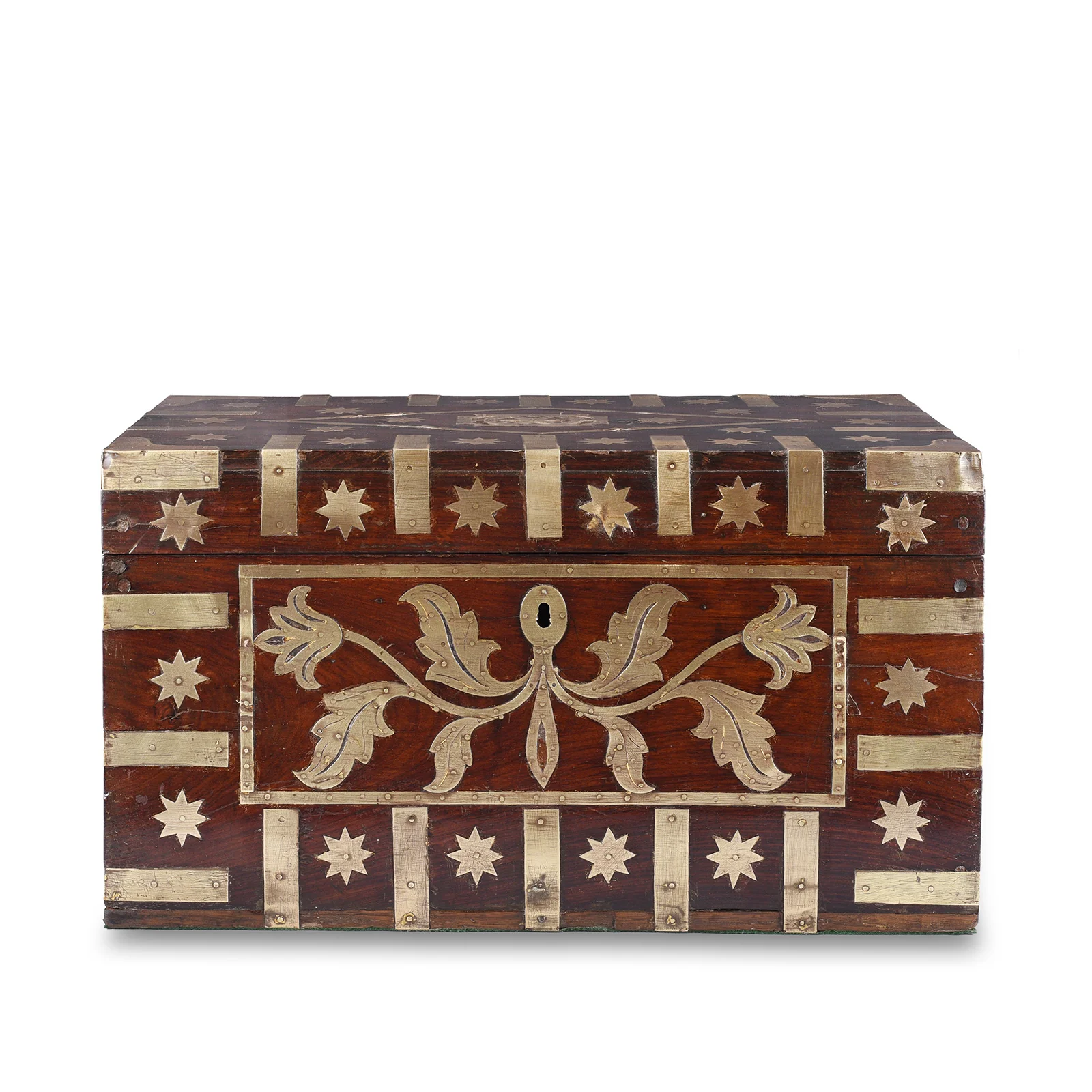 Rosewood 'Malabar' Document Box From Kutch - 19th Century