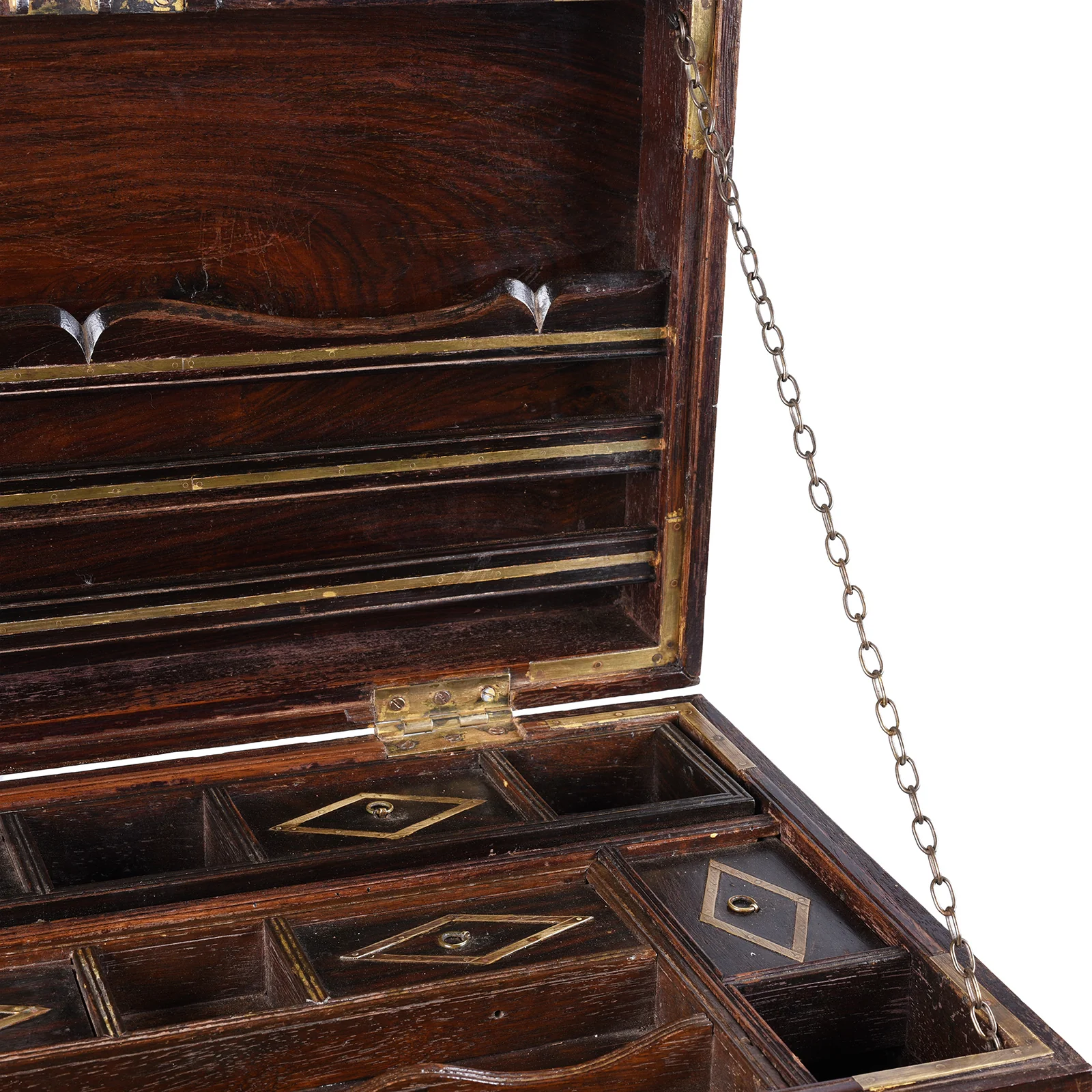 Rosewood 'Malabar' Document Box From Kutch - 19th Century - Image 4