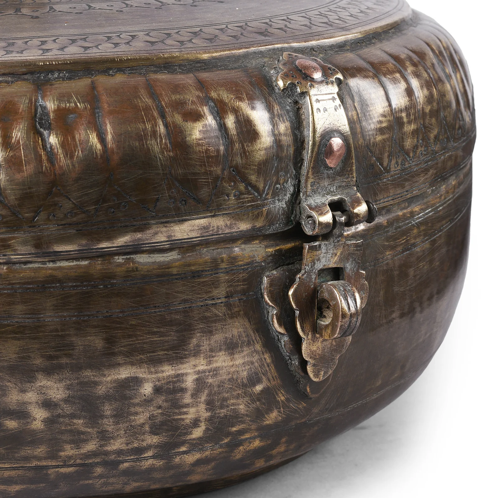 Indian Brass Chapati Box - 19th Century - Image 2
