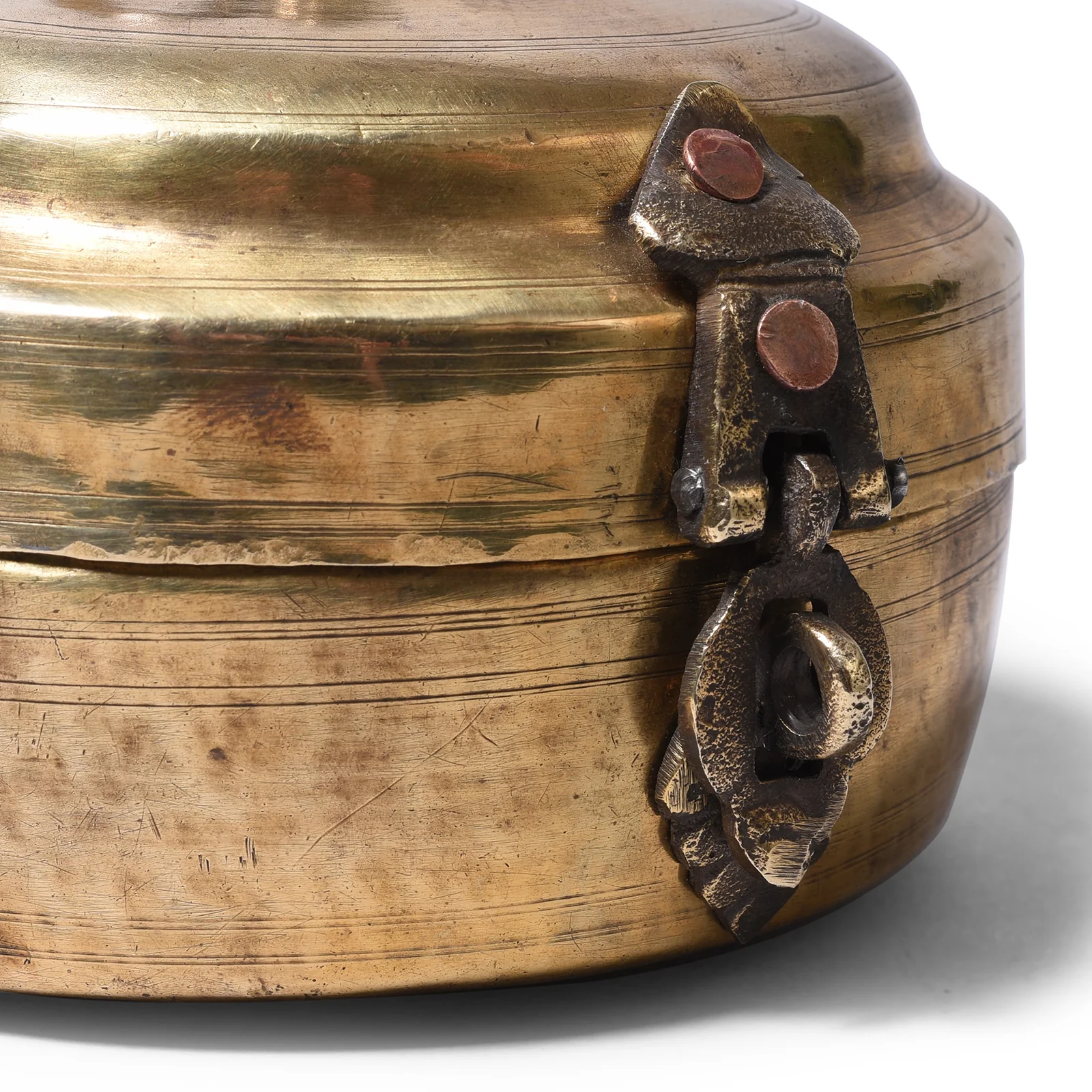 Indian Brass Chapati Box - Ca 1920 - Image 2