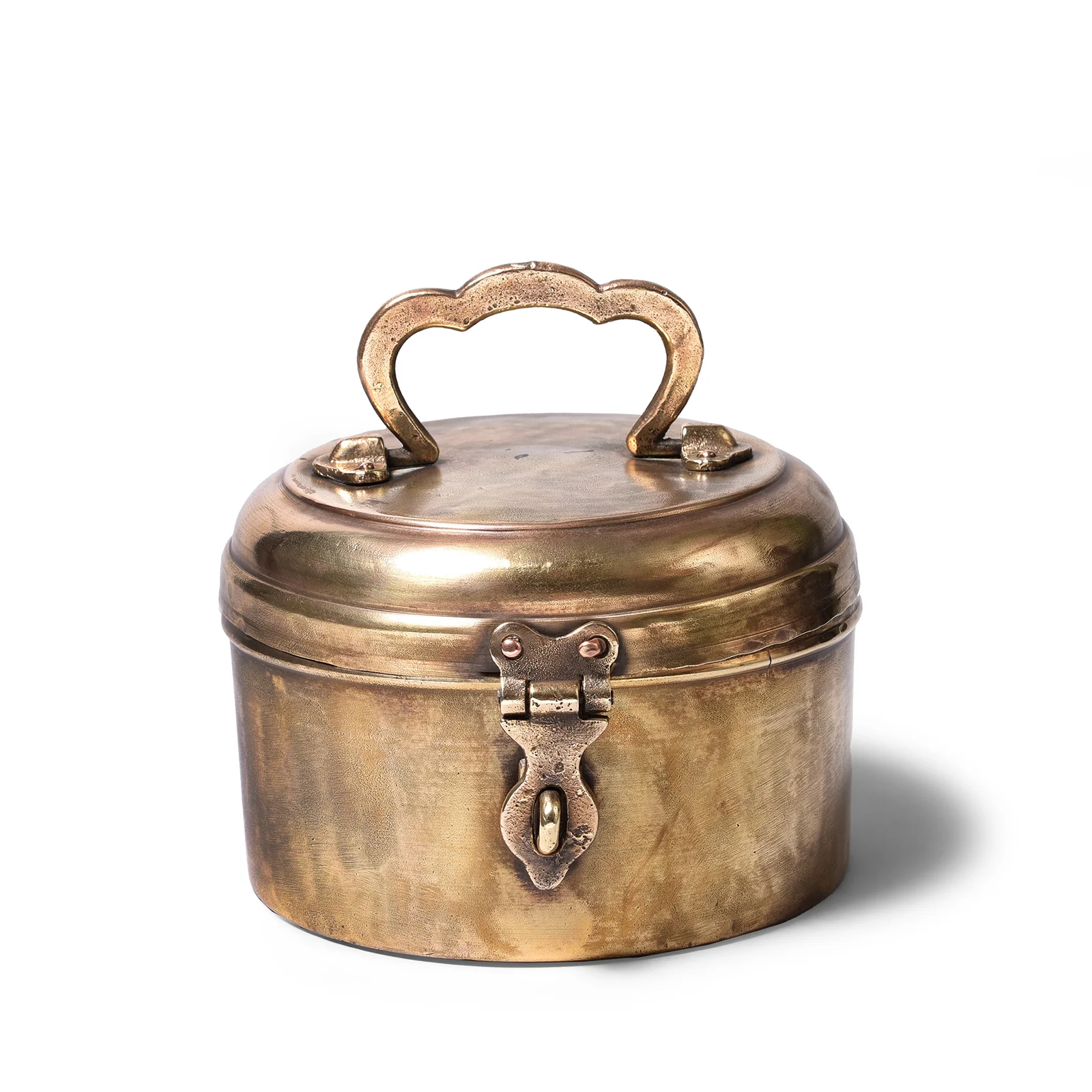 Indian Brass Chapati Box - Ca 1940 - Image 2