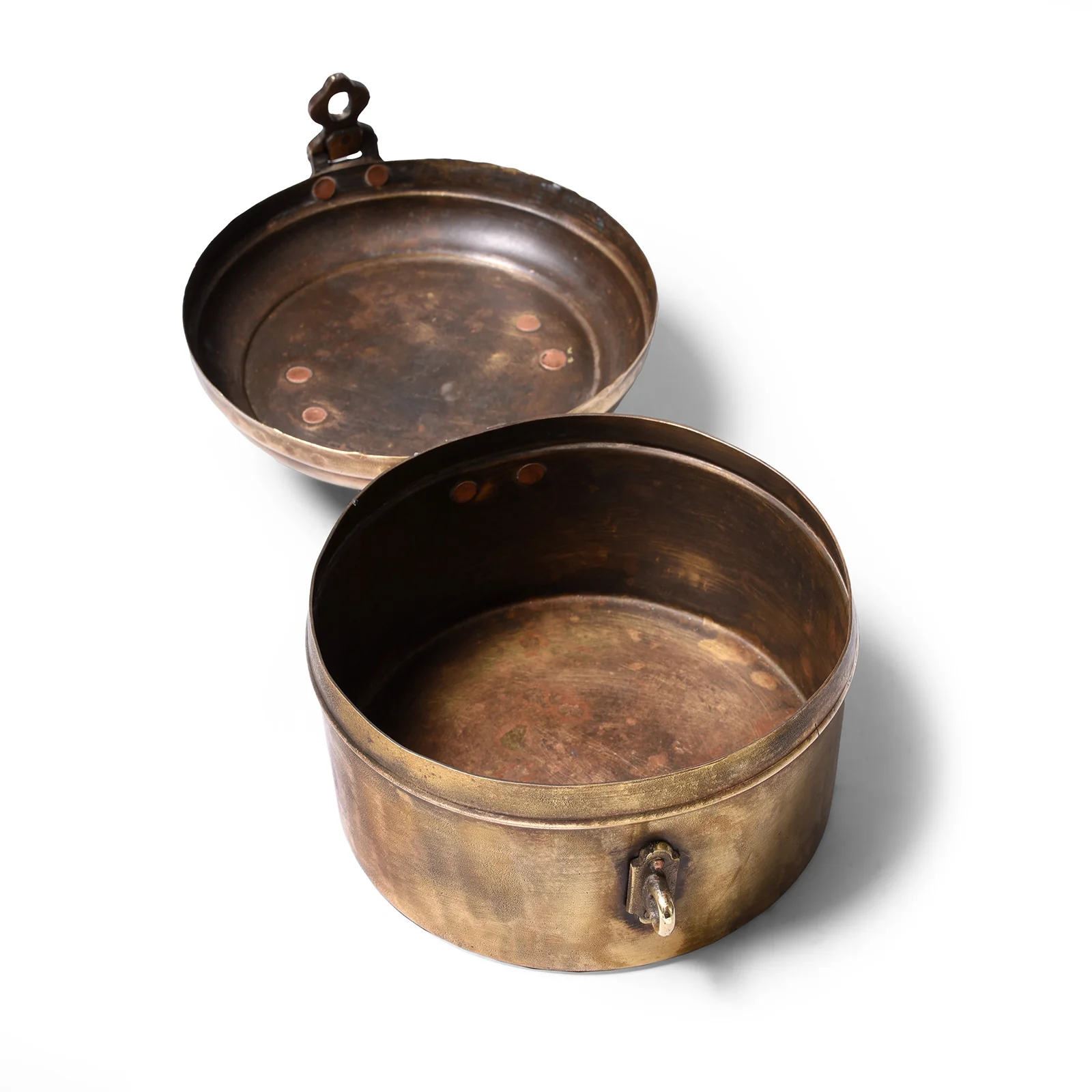Indian Brass Chapati Box - Ca 1940 - Image 3