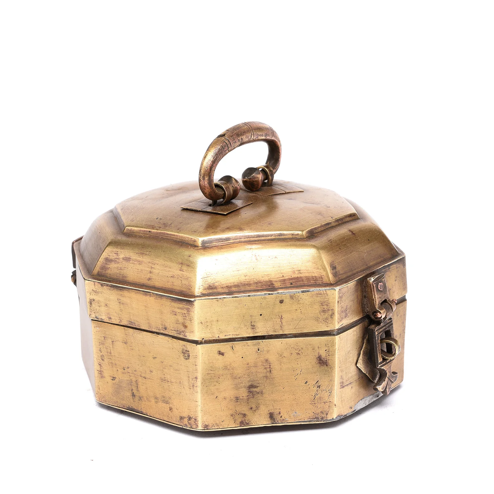 Indian Brass Paan Box From Rajasthan - Early 20th Century - Image 3