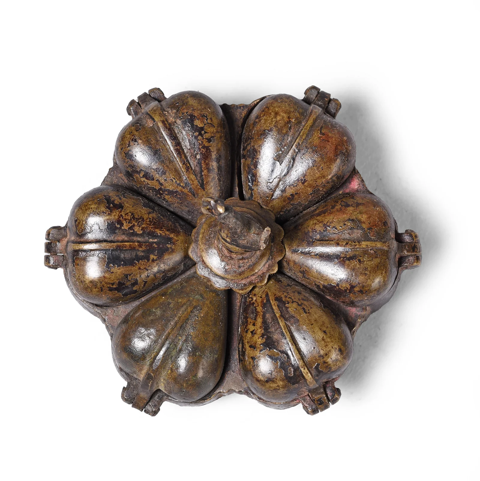 Brass Peacock Cosmetic Box From Rajasthan - 19th Century - Image 3
