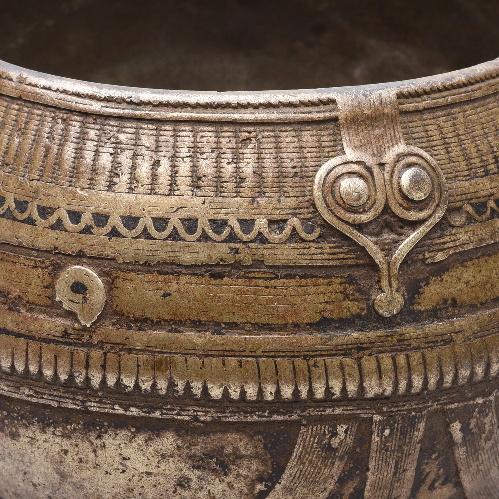 Indian Brass Rice Measure From Orissa - Early 20thC - Image 3