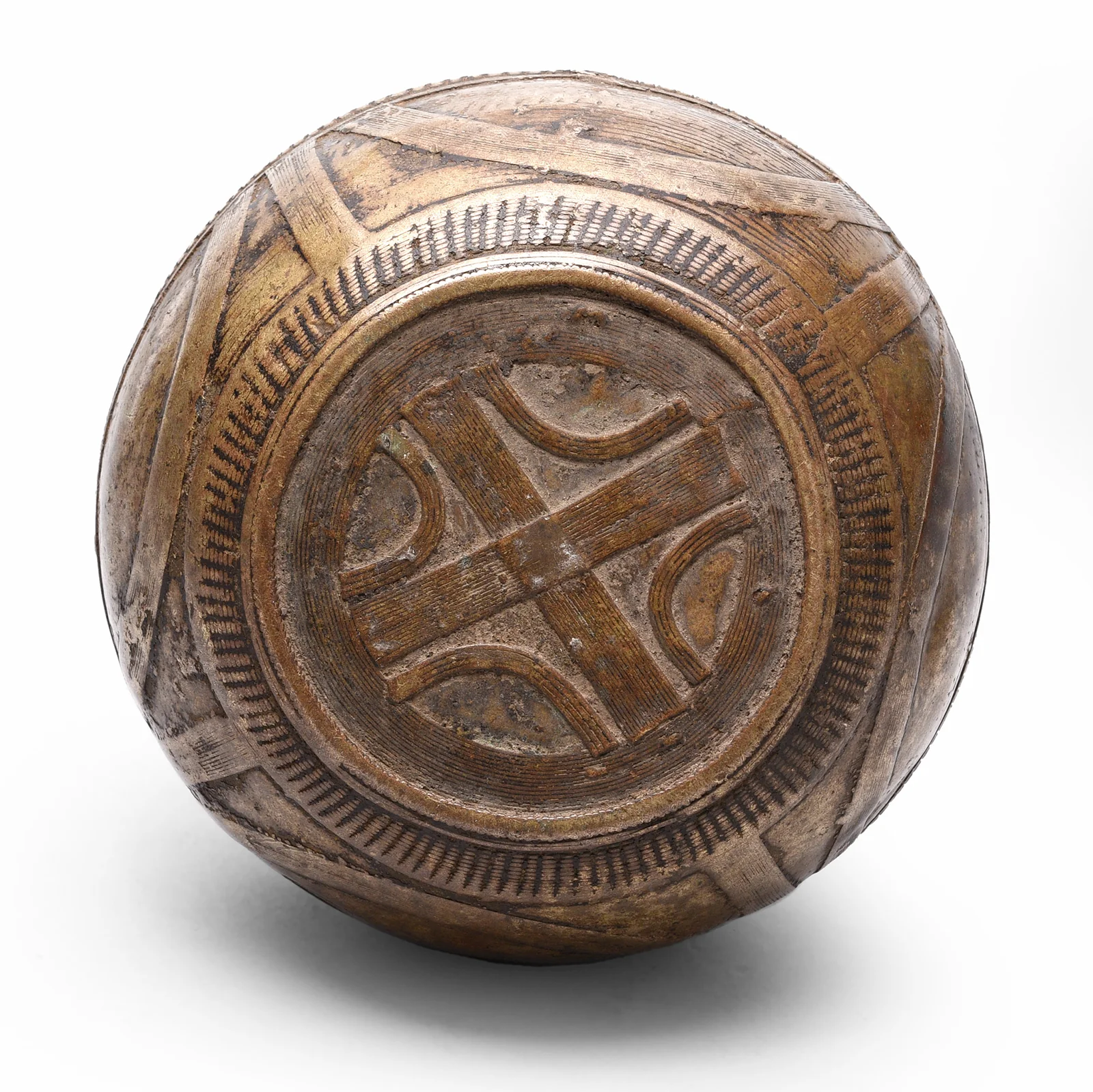 Indian Brass Rice Measure From Orissa - Early 20thC - Image 4