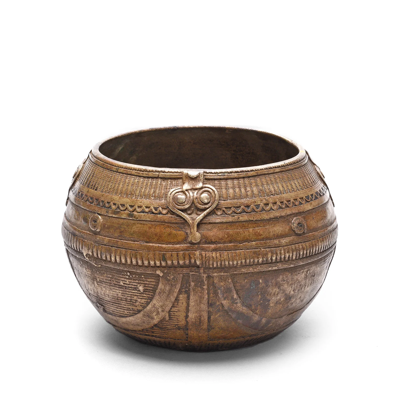Indian Brass Rice Measure From Orissa - Early 20thC - Image 5