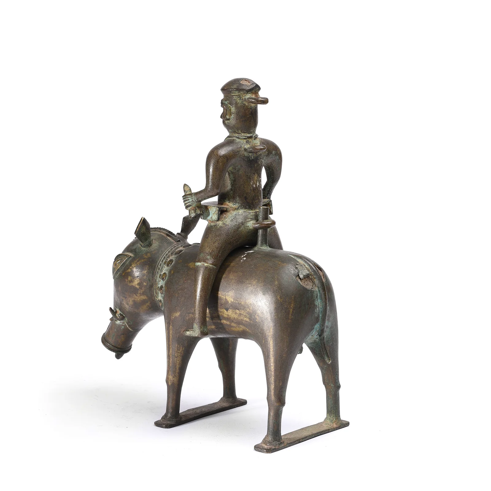 Bronze Bhuta Panjurli Riding A Wild Boar - 18th Century - Image 3