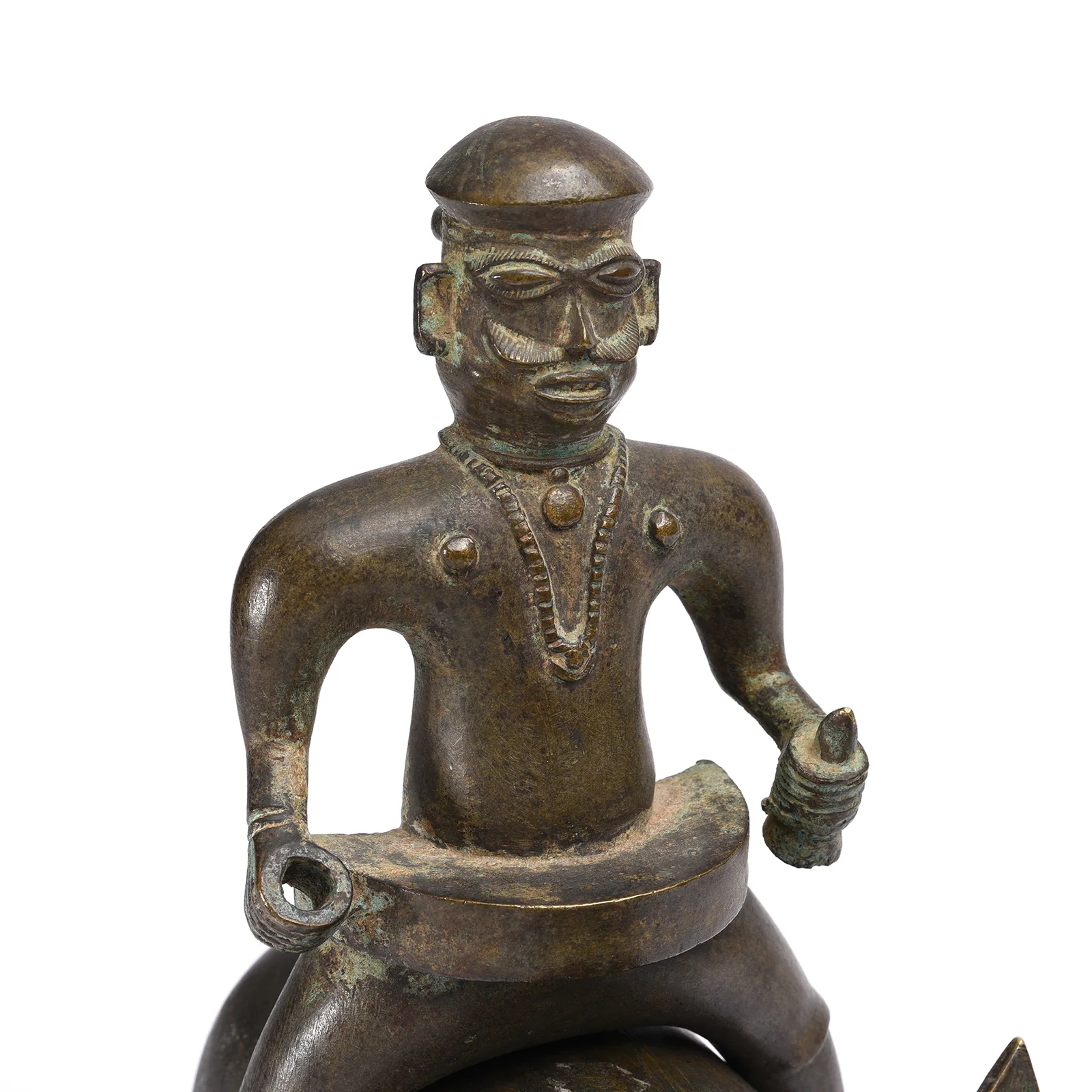 Bronze Bhuta Panjurli Riding A Wild Boar - 18th Century - Image 4