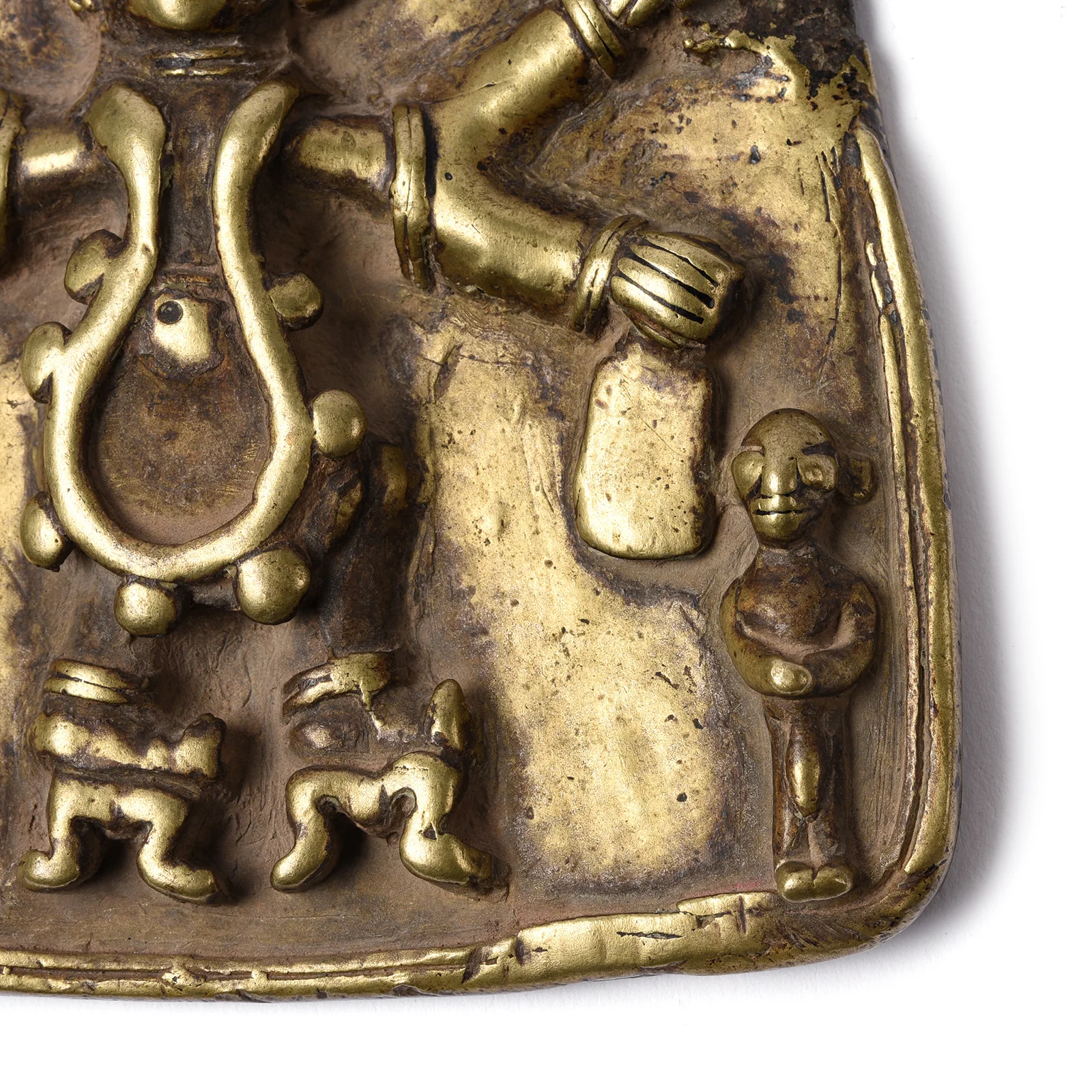 Bronze Votive Panel Of Virabhadra From Deccan - Early 19th Century - Image 3