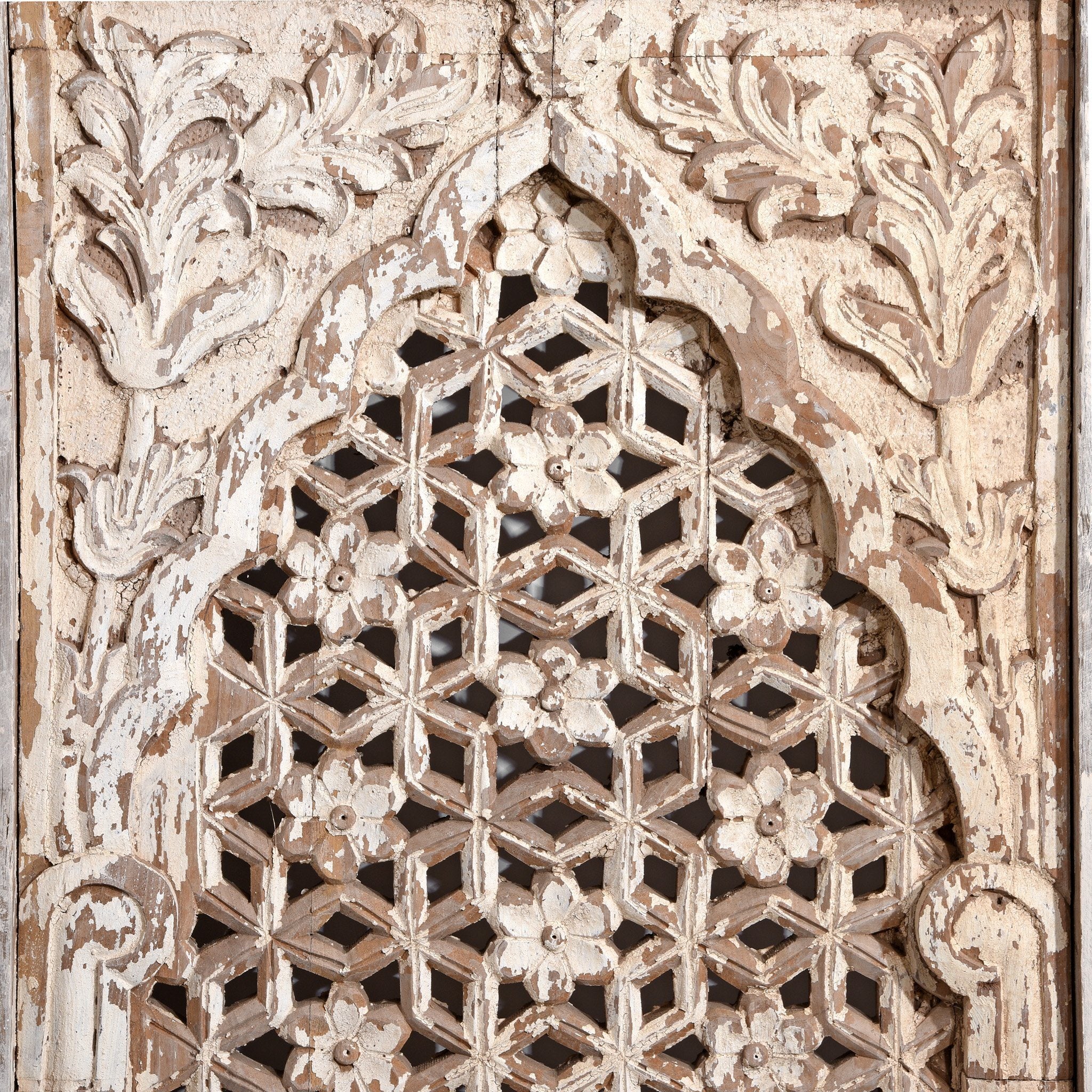 Carved Jali Purdah Screen - Mughal Style - Image 5