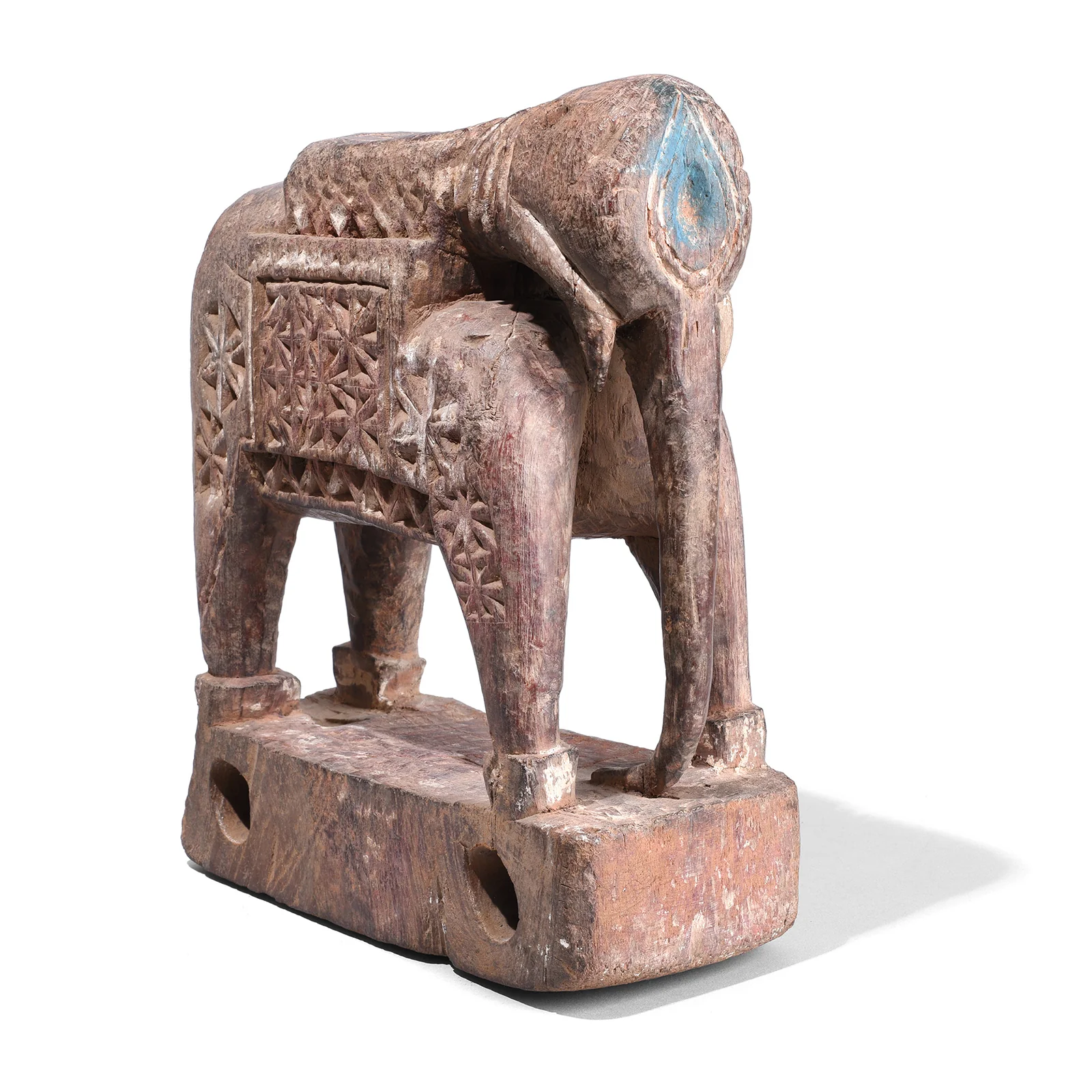 Indian Tribal Elephant Figurine - 19th Century
