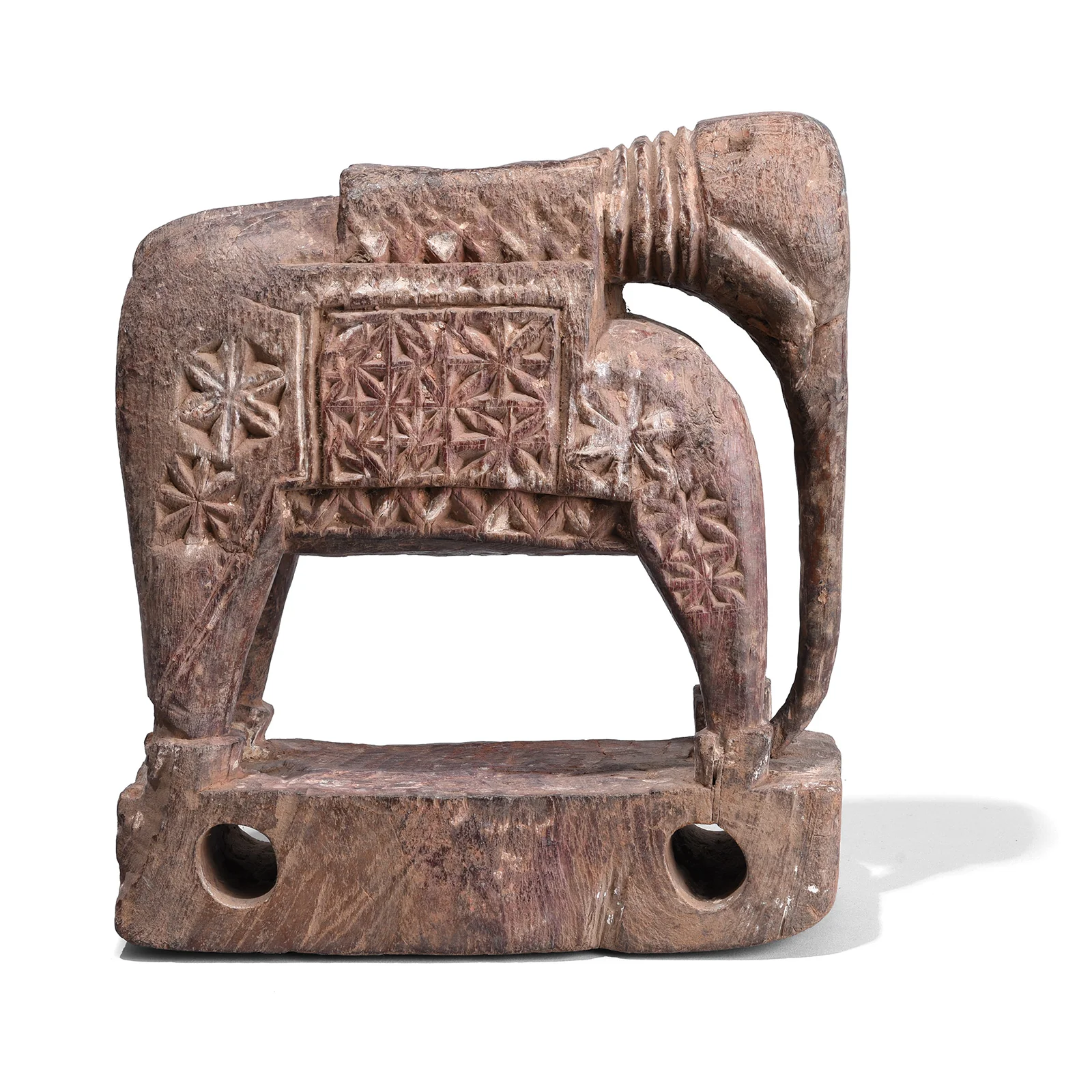 Indian Tribal Elephant Figurine - 19th Century - Image 3