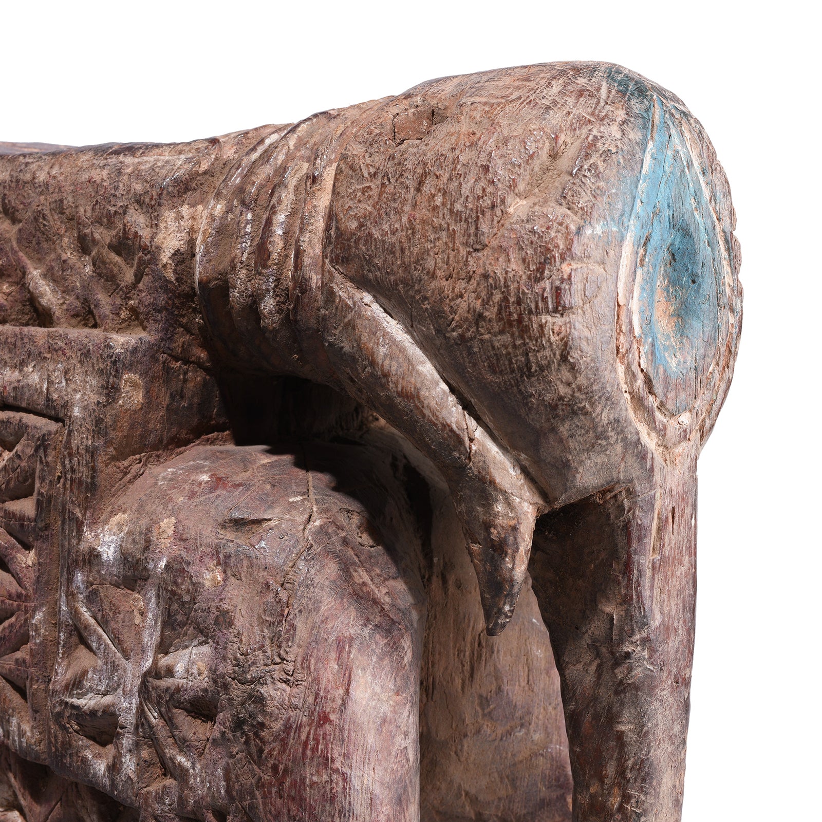 Indian Tribal Elephant Figurine - 19th Century - Image 4