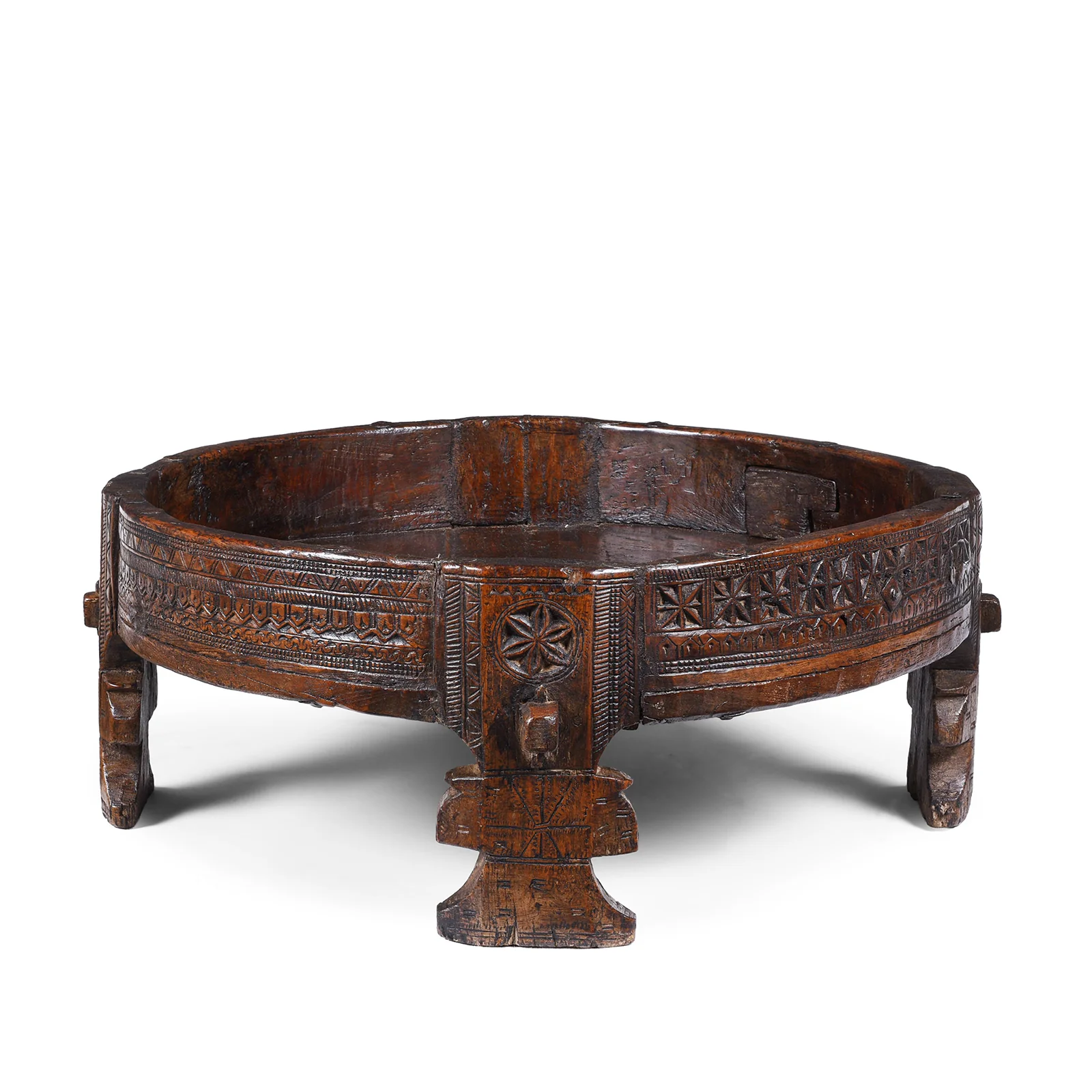 Chakki Coffee Table From Rajasthan - 19th Century - Image 3