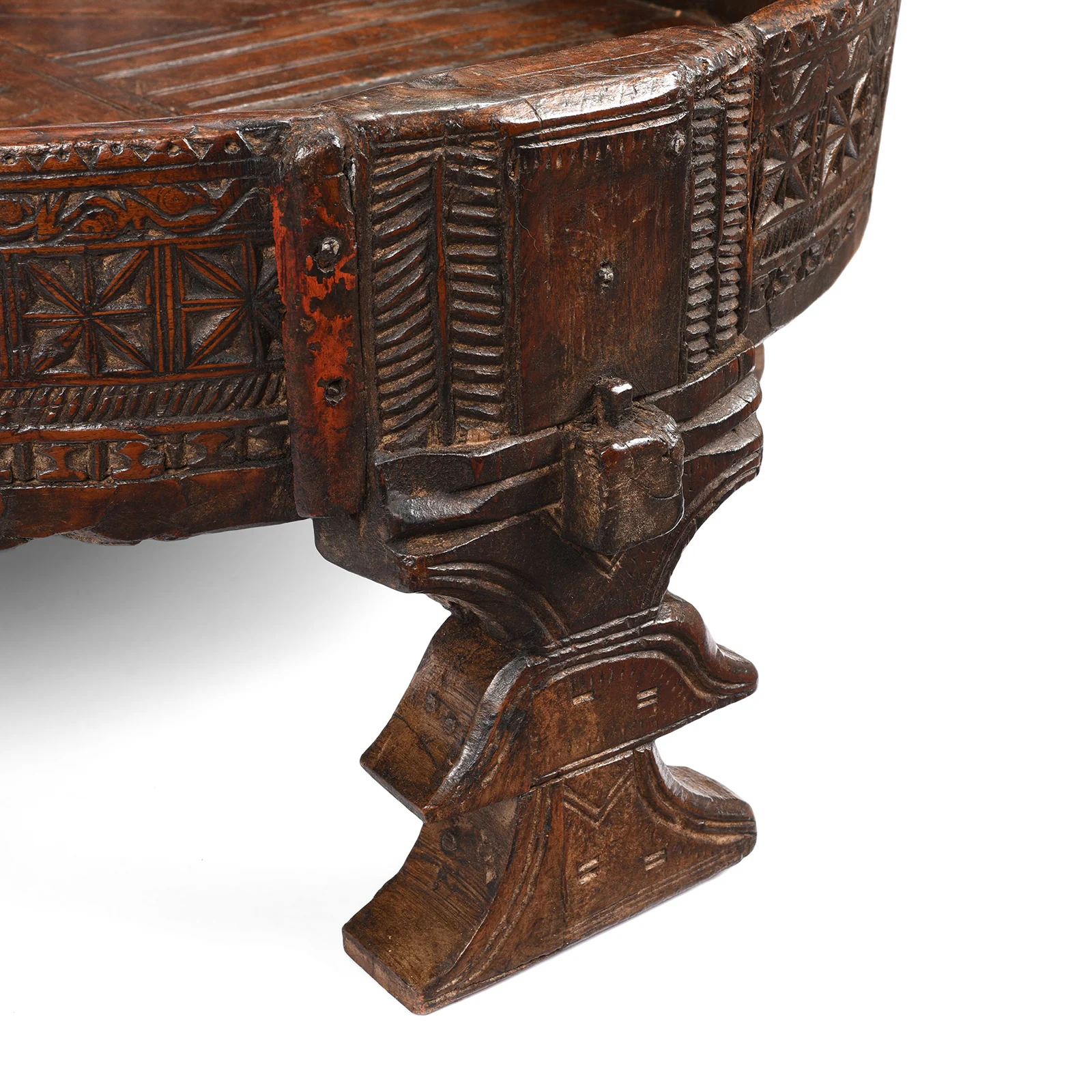 Indian Chakki Coffee Table From Rajasthan - 19th Century - Image 4