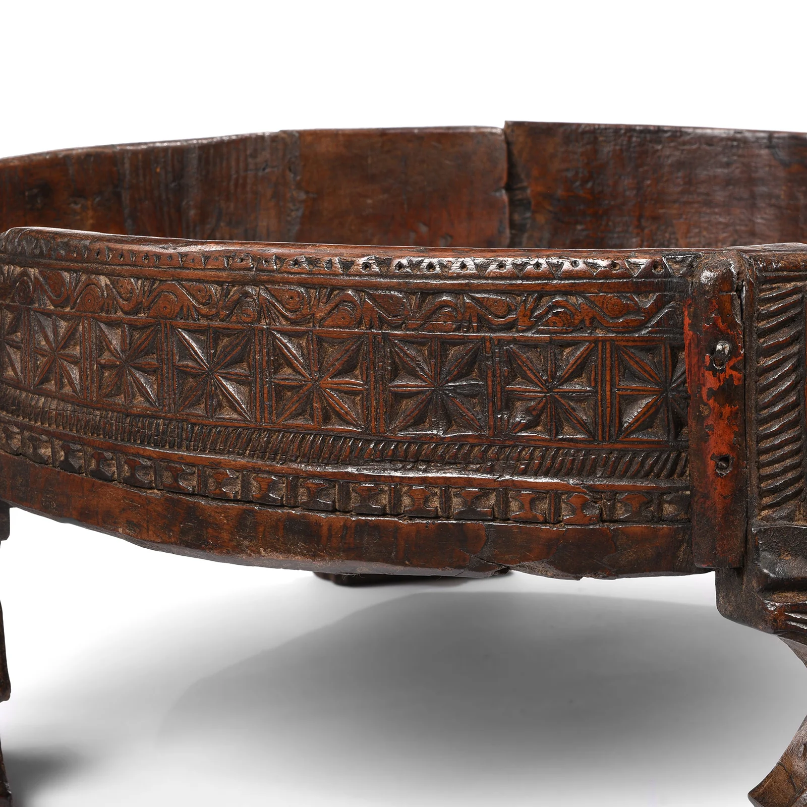 Indian Chakki Coffee Table From Rajasthan - 19th Century - Image 6