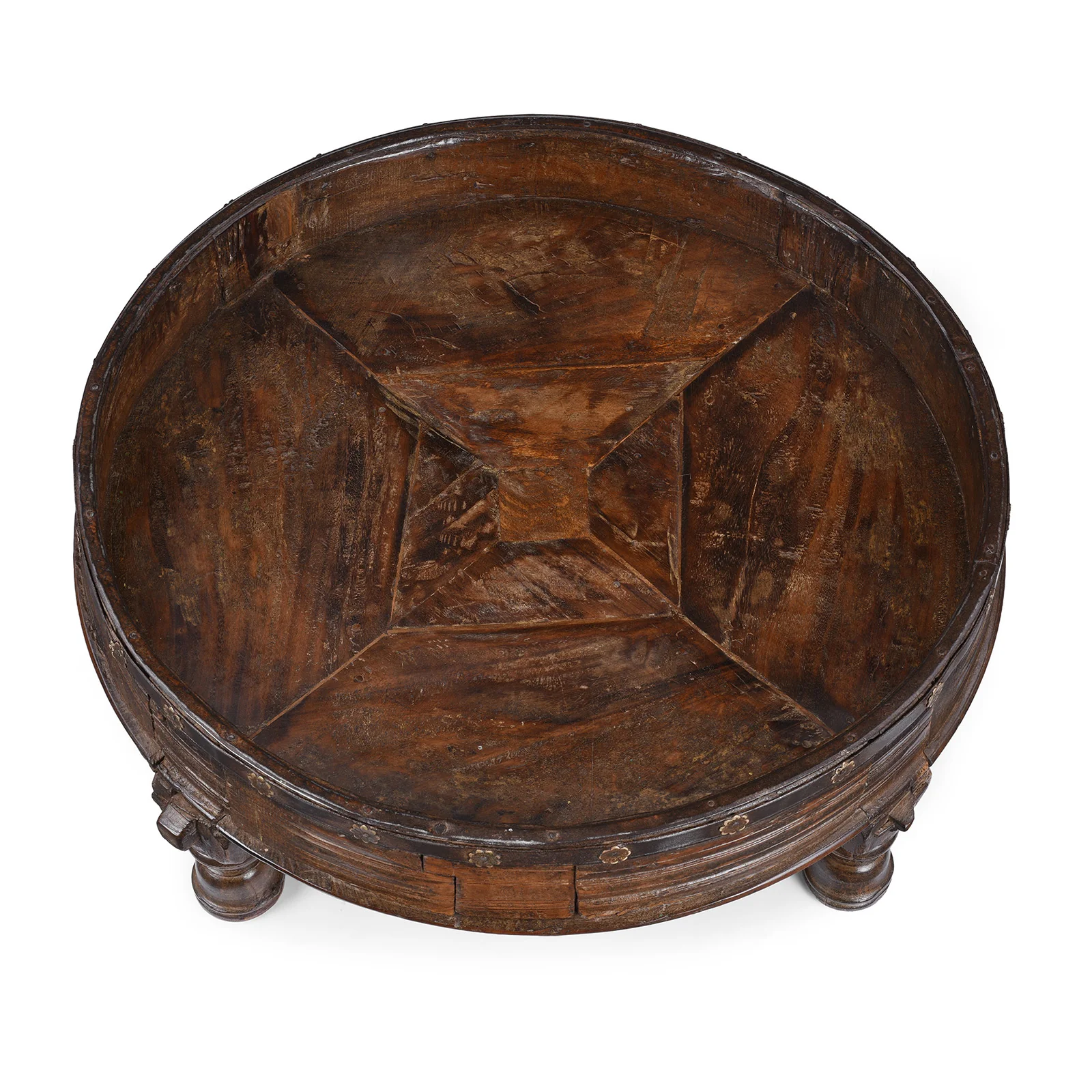 Teak Chukki Rice Mill From Rajasthan - 19th Century - Image 3