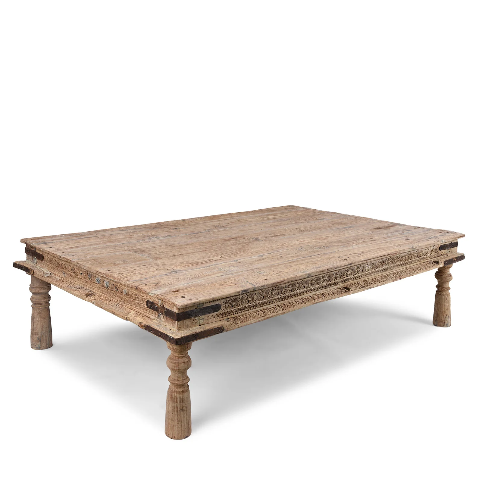 Indian Coffee Table Daybed From Hyderabad- 19thC