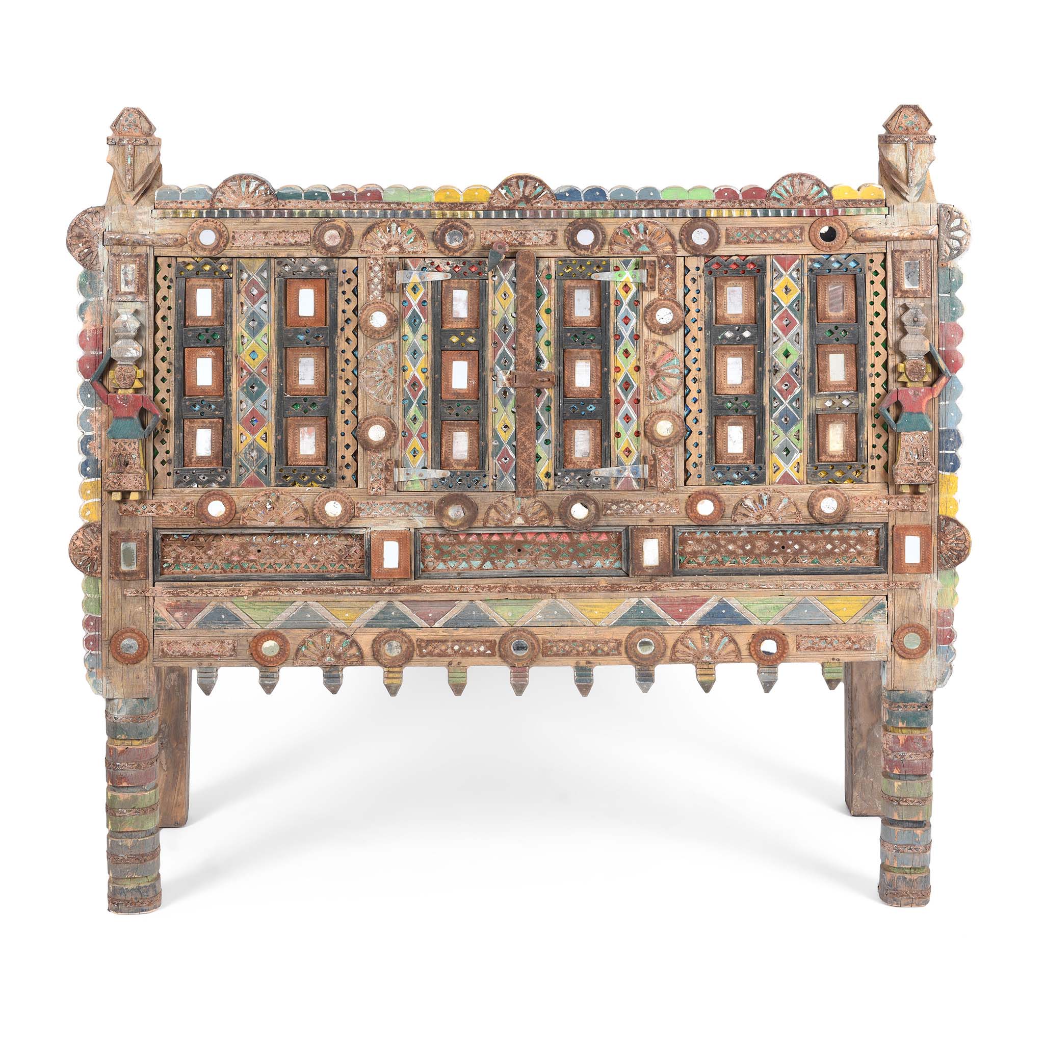 Indian "Damchiya" Dowry Chest From Kutch - Ca 1920