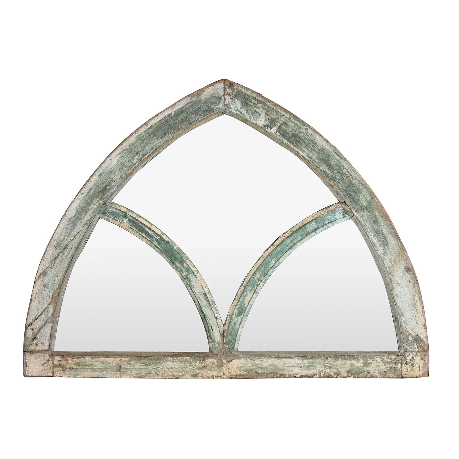 Painted Fanlight Mirror - 19th Century