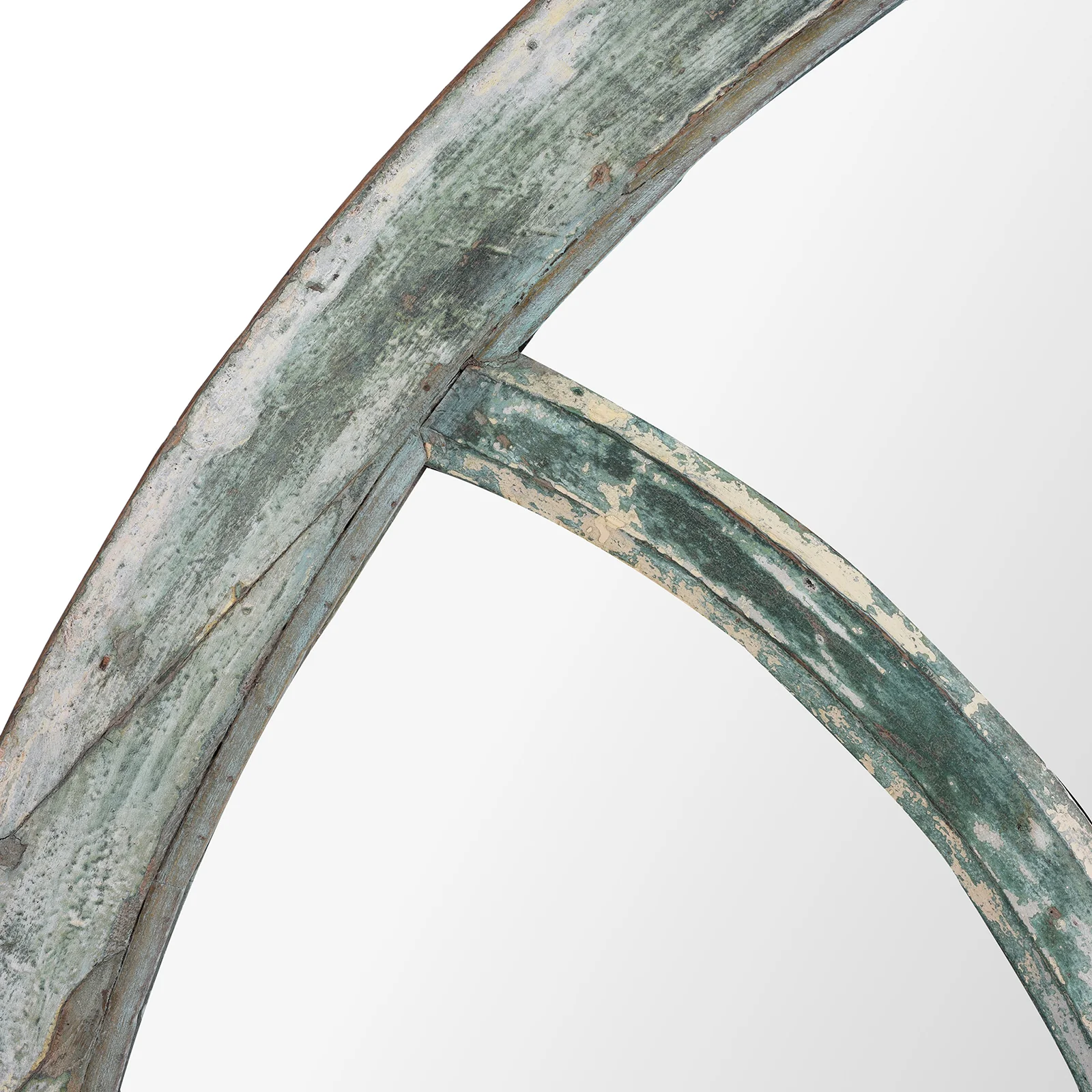 Painted Fanlight Mirror - 19th Century - Image 2